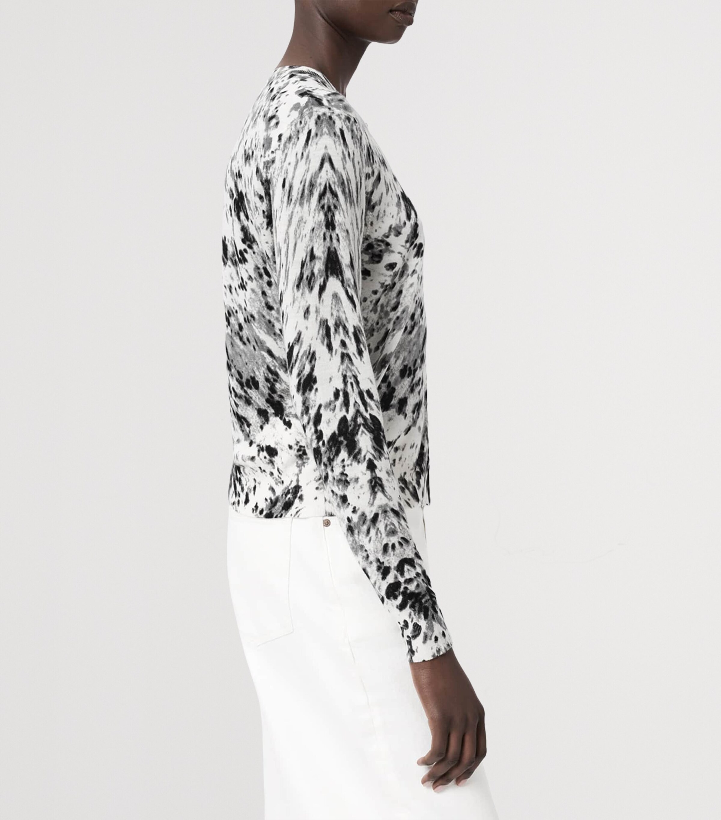 Wool Slim Anouk Cardigan CANTER ECRU WHITE Image 6