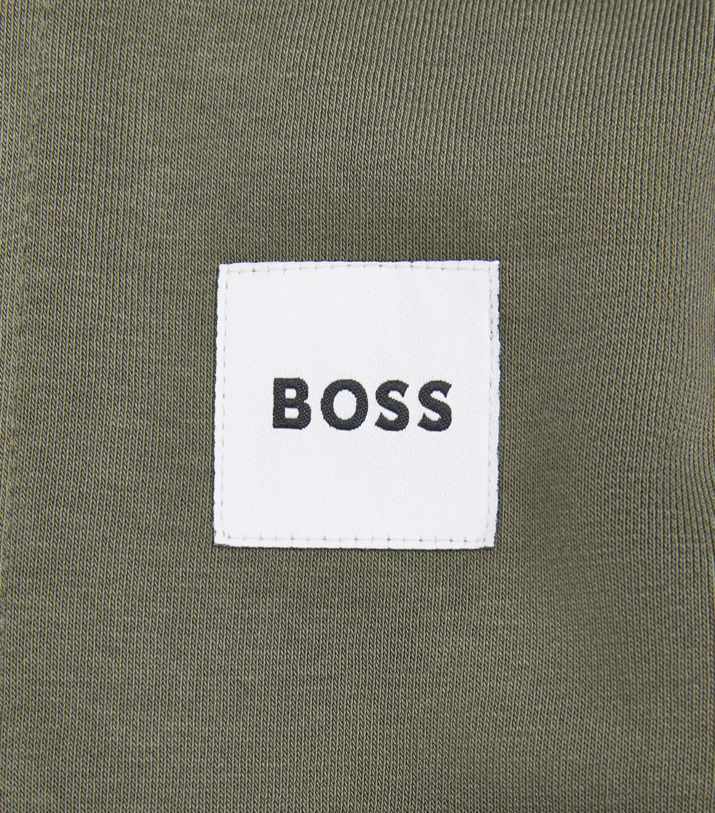 BOSS Kidswear Cotton-Blend Hoodie and Sweatpants Set (4-16 Years) Olive Night Image 4