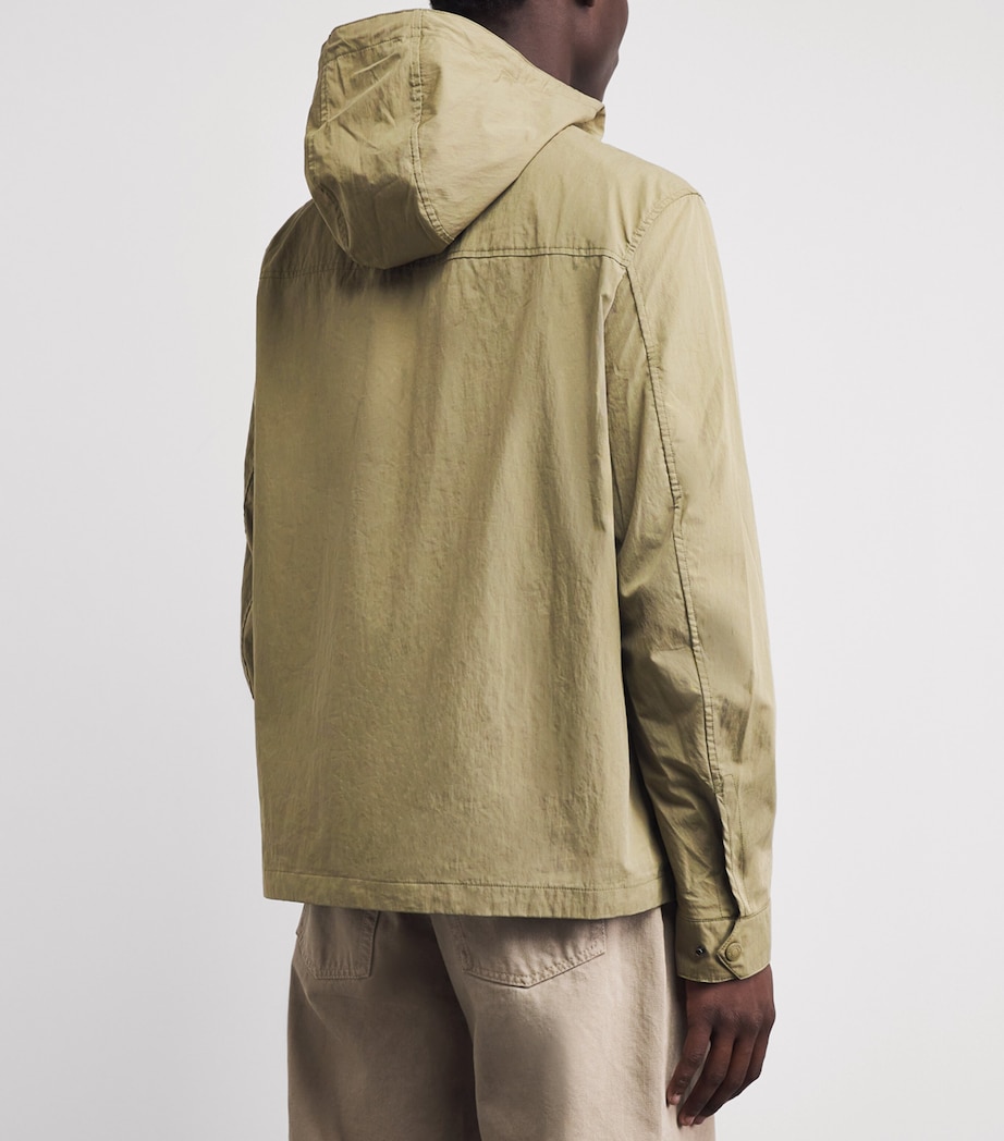 Belstaff Mens Cotton-Blend Container Hooded Jacket Fatigue Greenftggn Image 5
