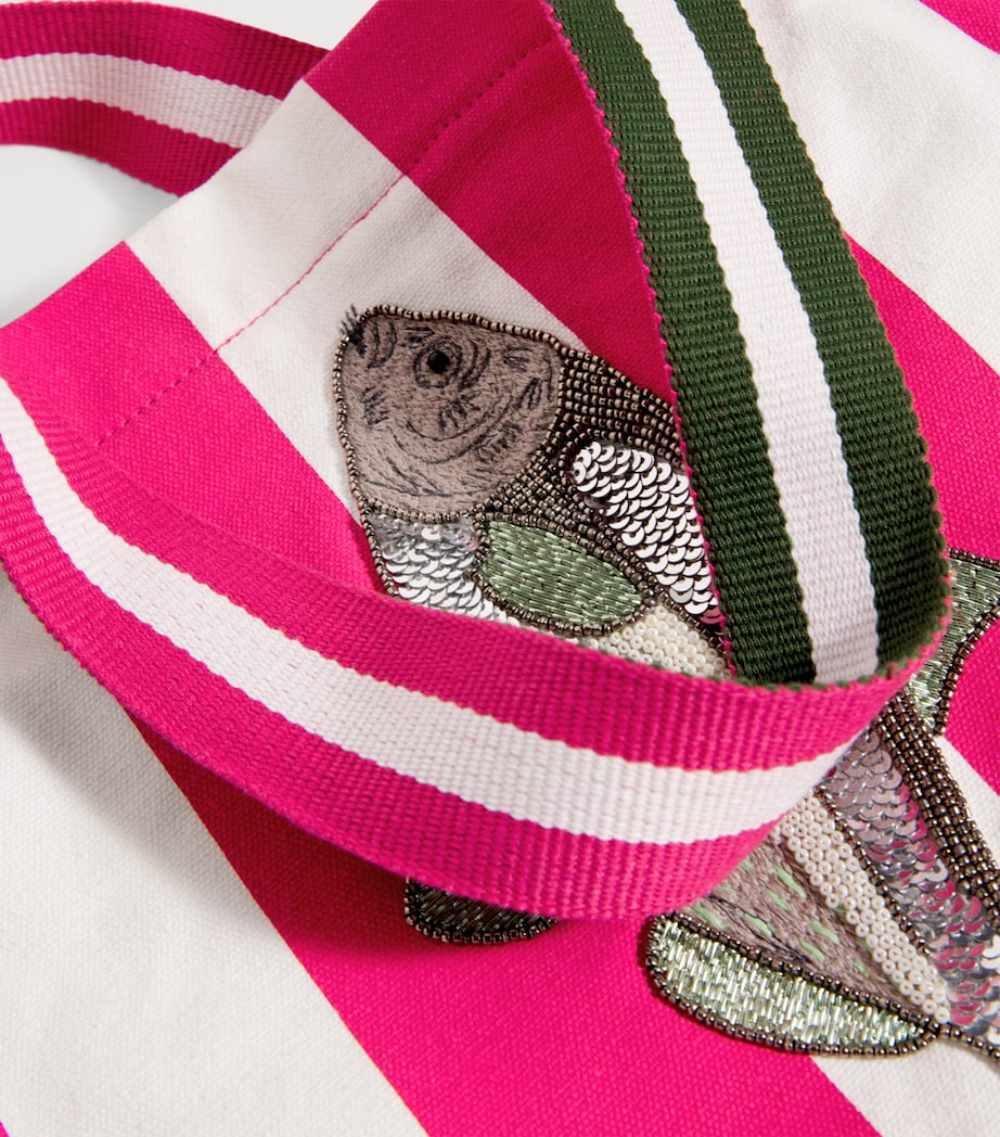 Embellished Fish Tote Bag MULTI Image 5