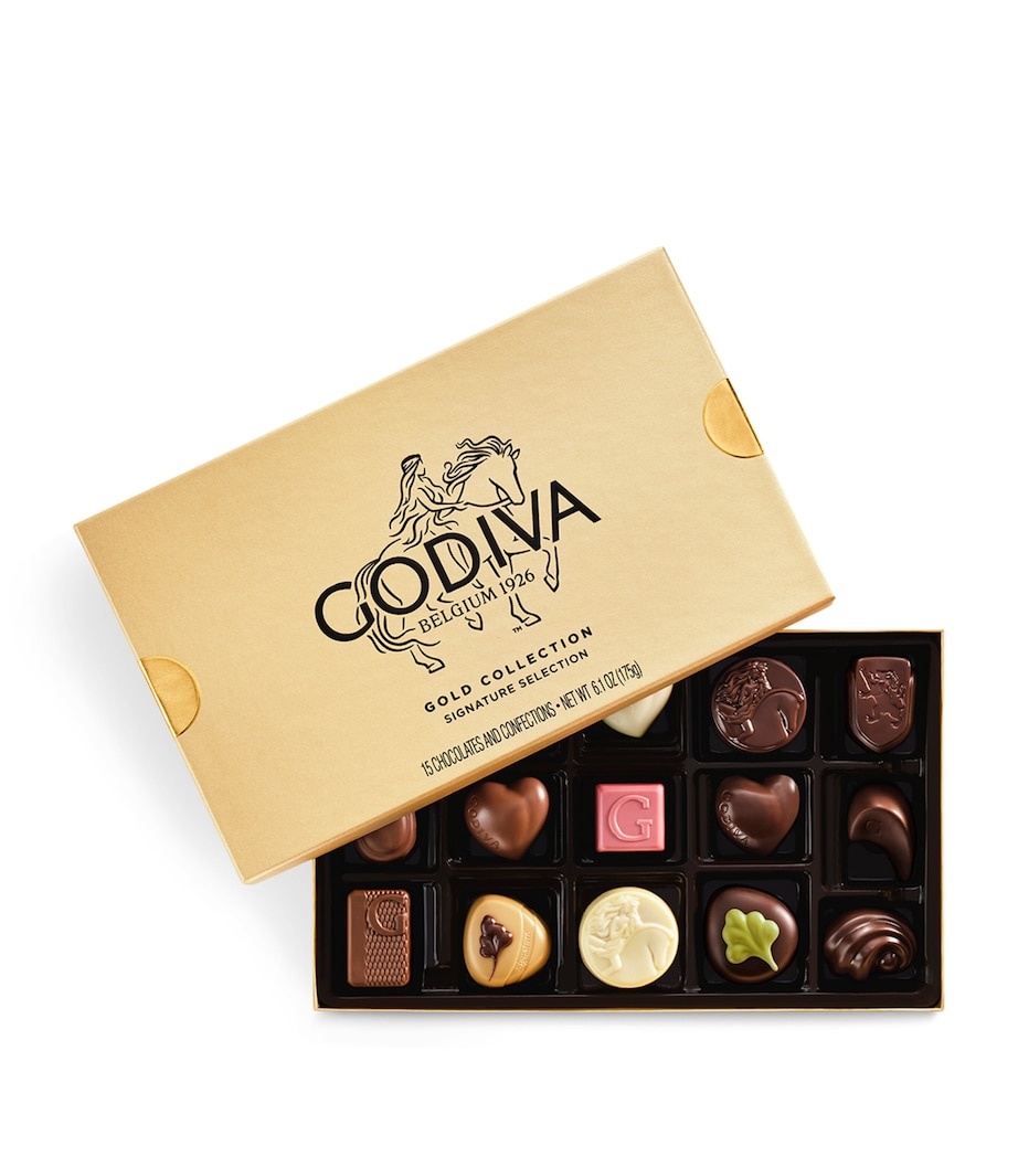 Godiva Gold Collection 15-Piece Selection Gift Box (175g) Image 1