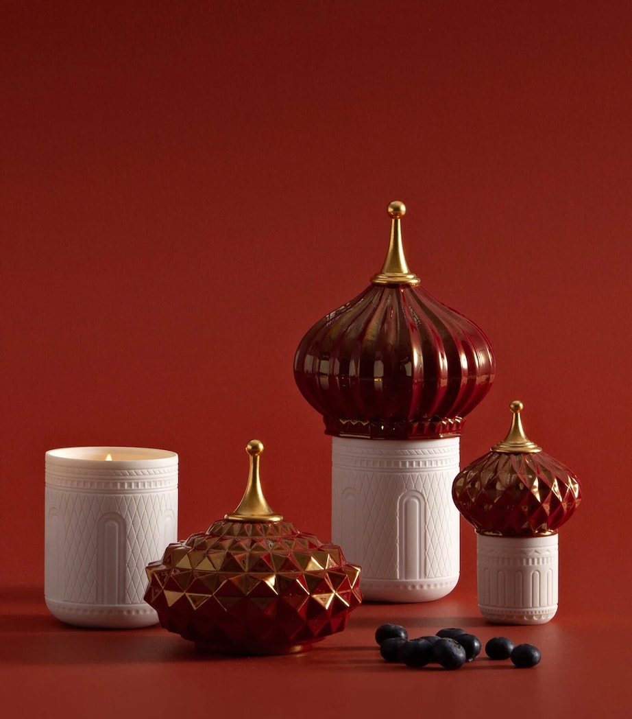 South Tower Candle (200g) WHITE / RED Image 6