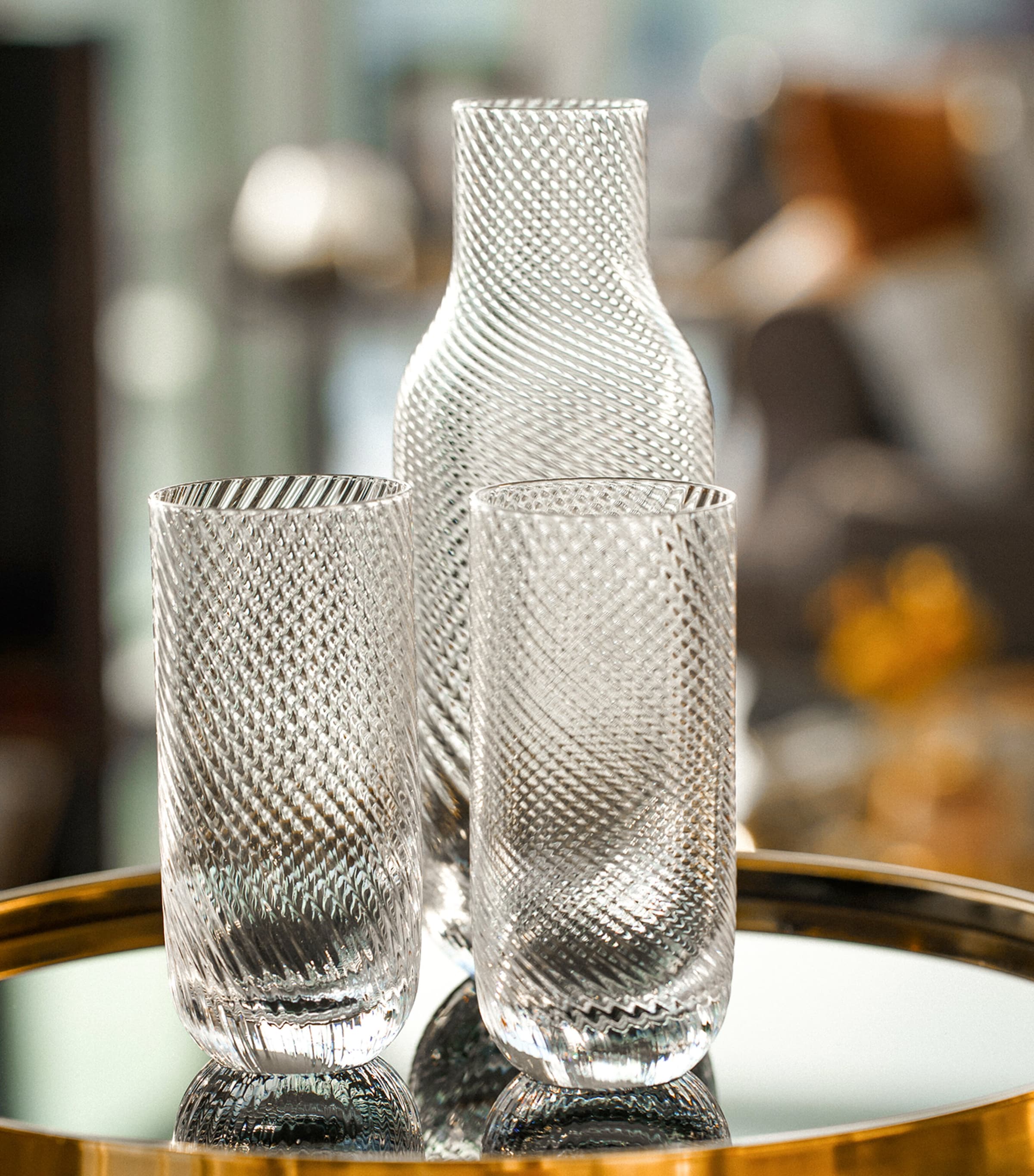 Optic Clear Carafe (1L) CLEAR Image 2