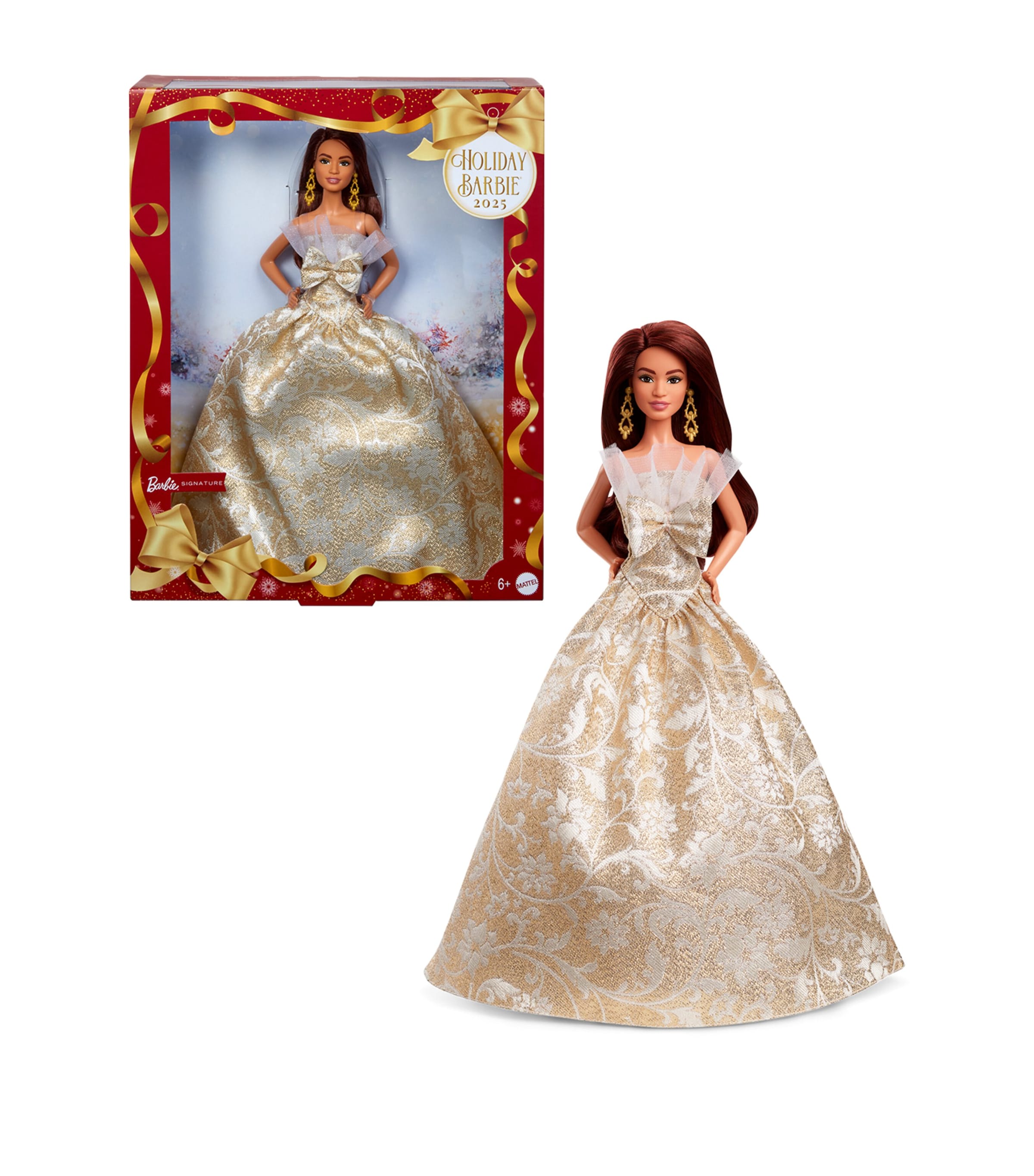 Barbie 2025 Holiday Barbie Doll | Toys | Dolls & Dolls Houses | Designers | Barbie