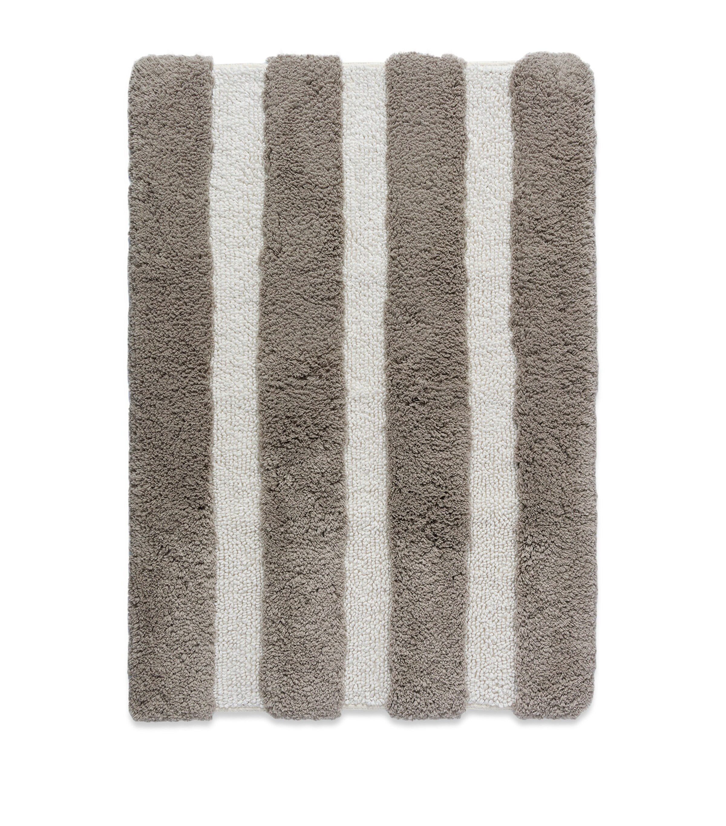 Organic Cotton Rhine Tufting Bath Mat (60cm x 90cm) BEIGE/VAPOUR Image 3