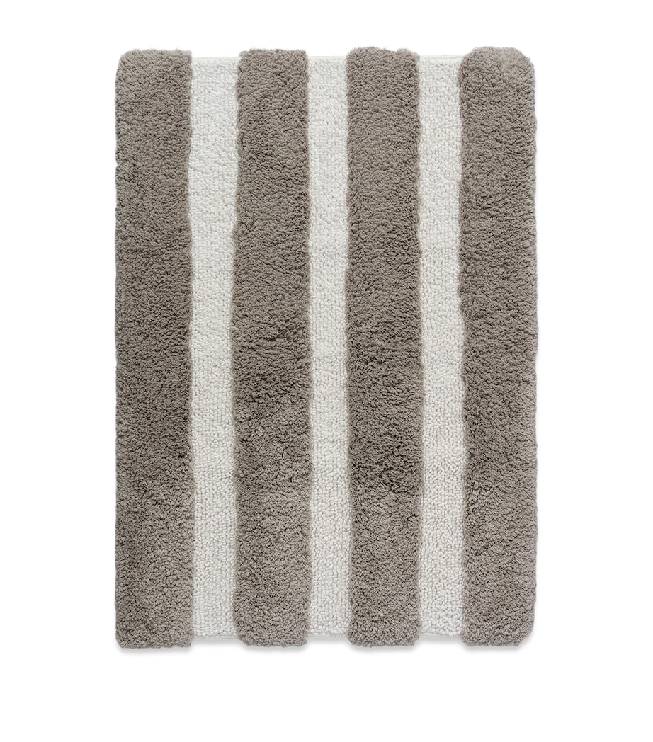 Organic Cotton Rhine Tufting Bath Mat (60cm x 90cm) BEIGE/VAPOUR Image 3