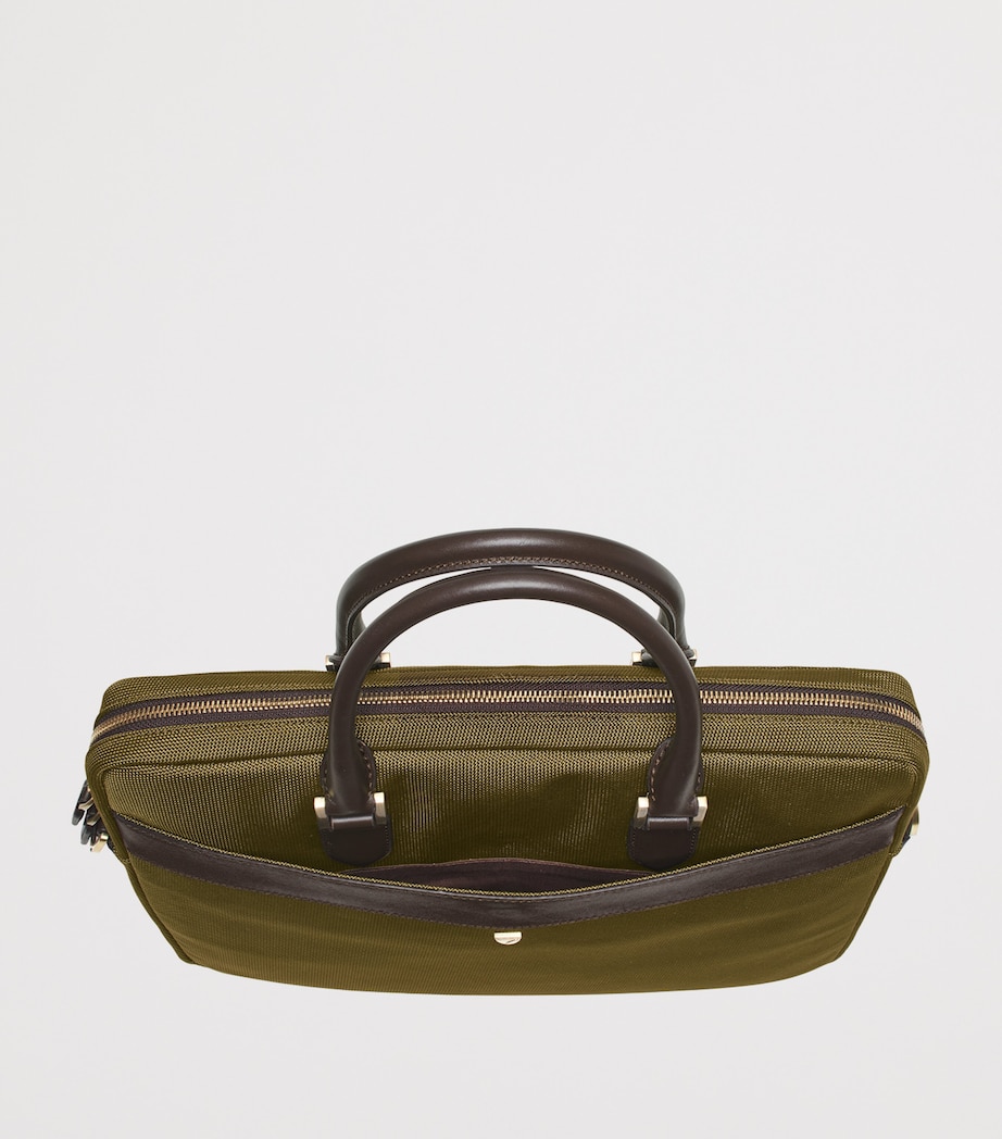 Nylon Slim Briefcase KHAKI Image 5