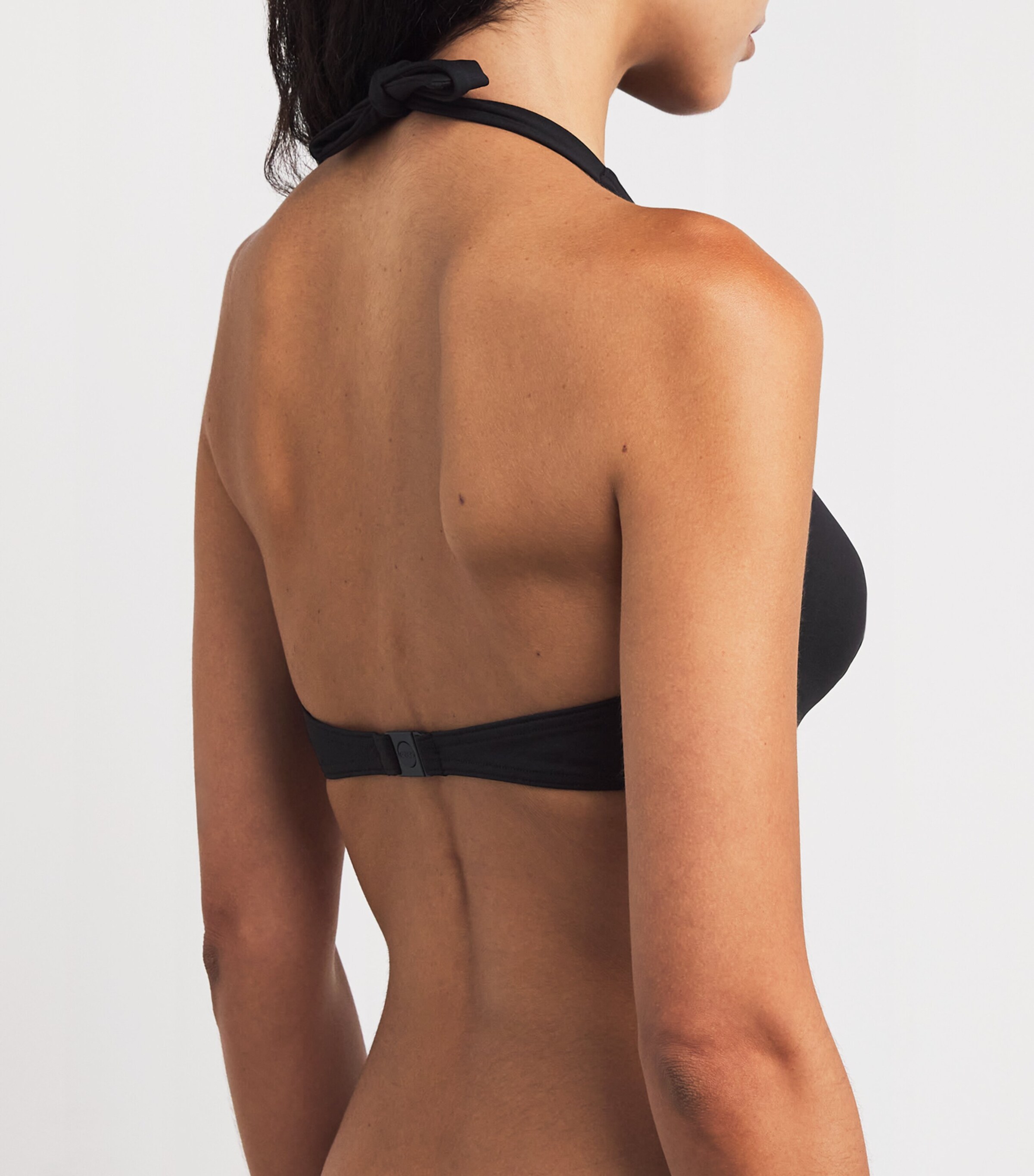 Initiale Underwired Halterneck Bikini Top NOIR N Image 3