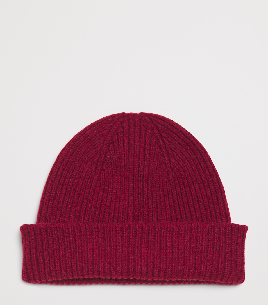 Cashmere-Blend Beanie 28_BURGUNDY/BORDE Image 2