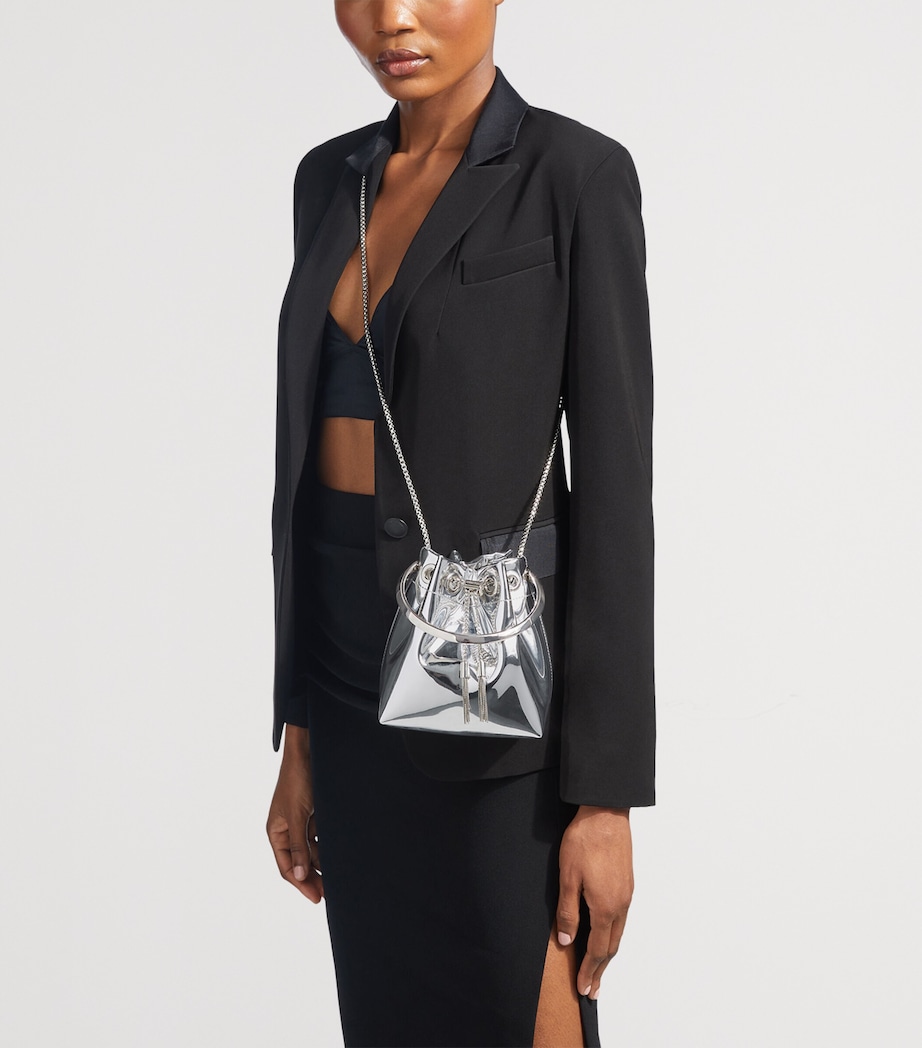 Jimmy Choo Bon Bon Top-Handle Bag Silver Image 2