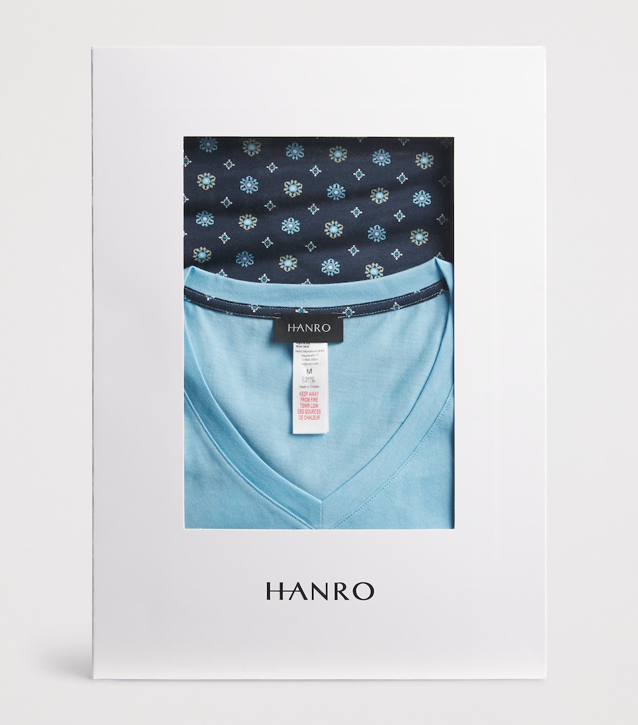 Cotton Night & Day Pyjama Set 3003 REGATT TIE PRNT Image 4