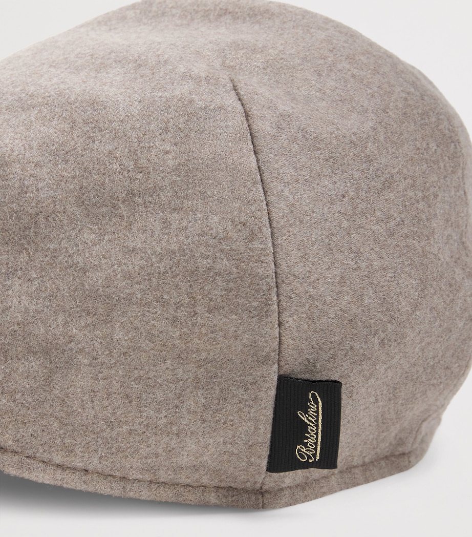 Wool-Cashmere Flat Cap 128B Image 4