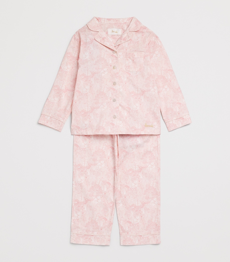 Cotton Enchanted Woodland Print Pyjama Set (2-8 Years) PINK Image 3