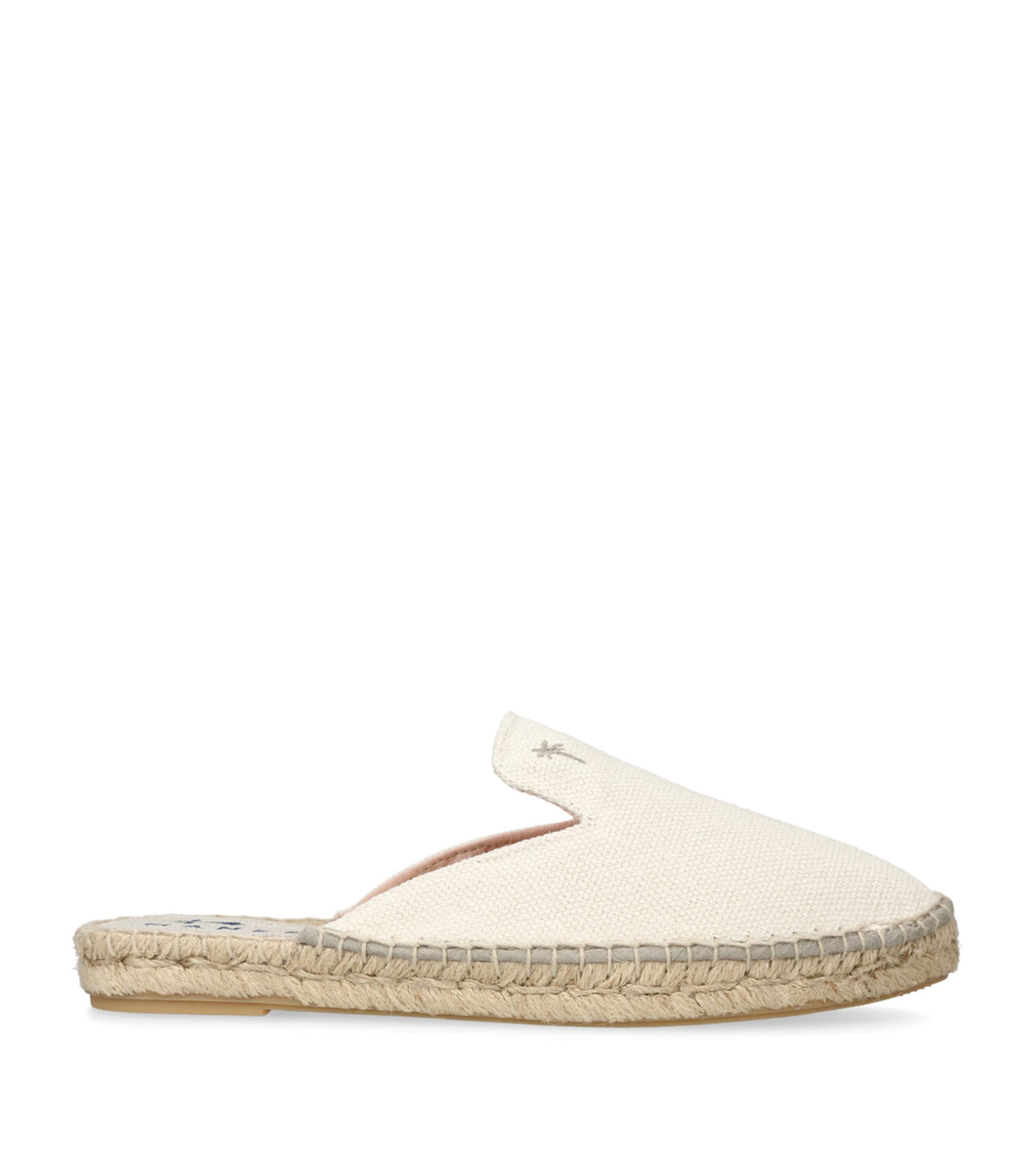 Manebi La Havana Espadrille Slippers In White