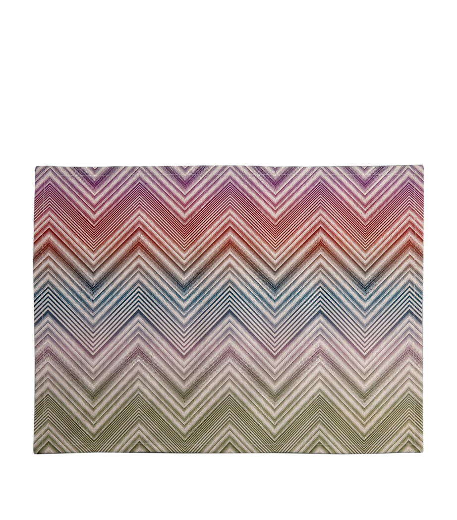 Set of 2 Cotton Marea Placemats (37.5cm x 50cm) MULTICOLOR Image 1