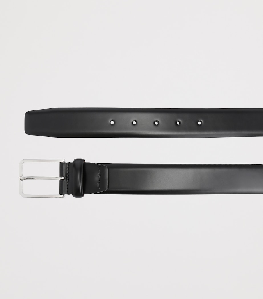 Leather Belt BLACK Image 3