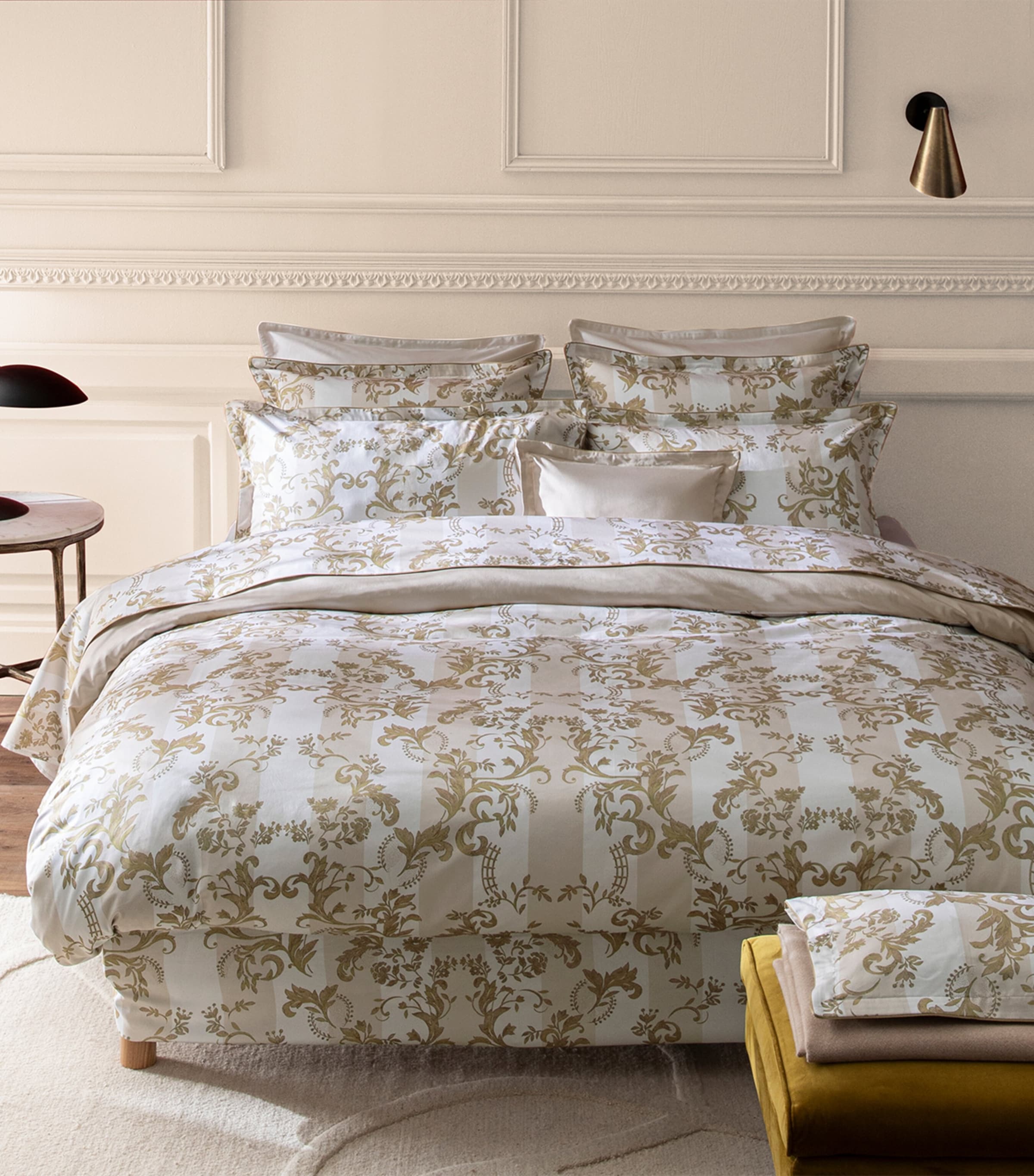 Organic Cotton Opera Super King Duvet Cover (260cm x 220cm) BEIGE Image 2