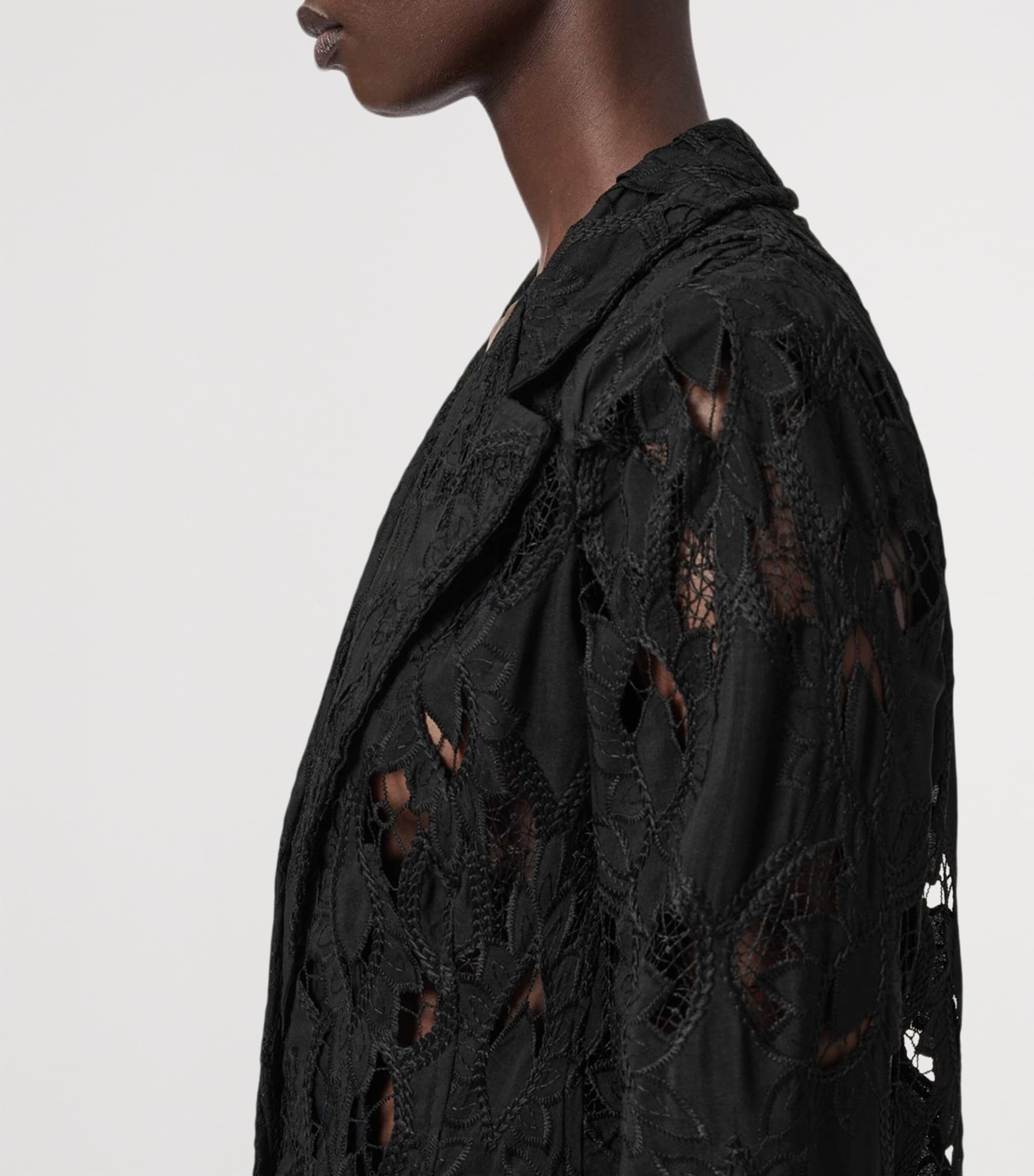 Charli Embroidered Blazer BLACK Image 6