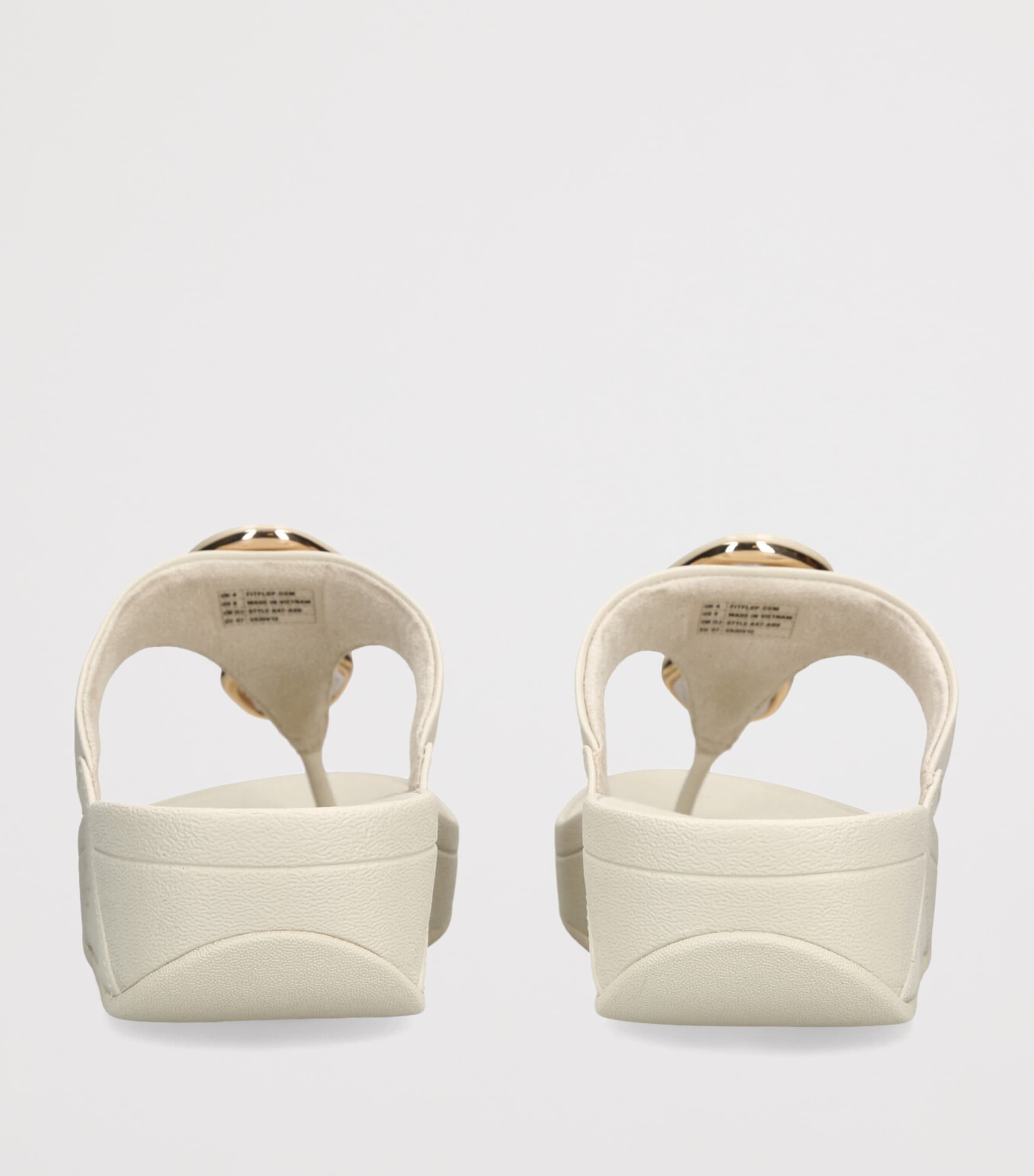 FitFlop Marble Stone Lulu Toe-Post Sandals Bone Image 2