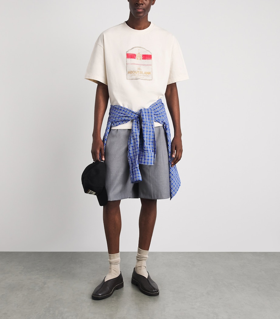 about:blank Mens Cotton Bottle T-Shirt Oat Image 2
