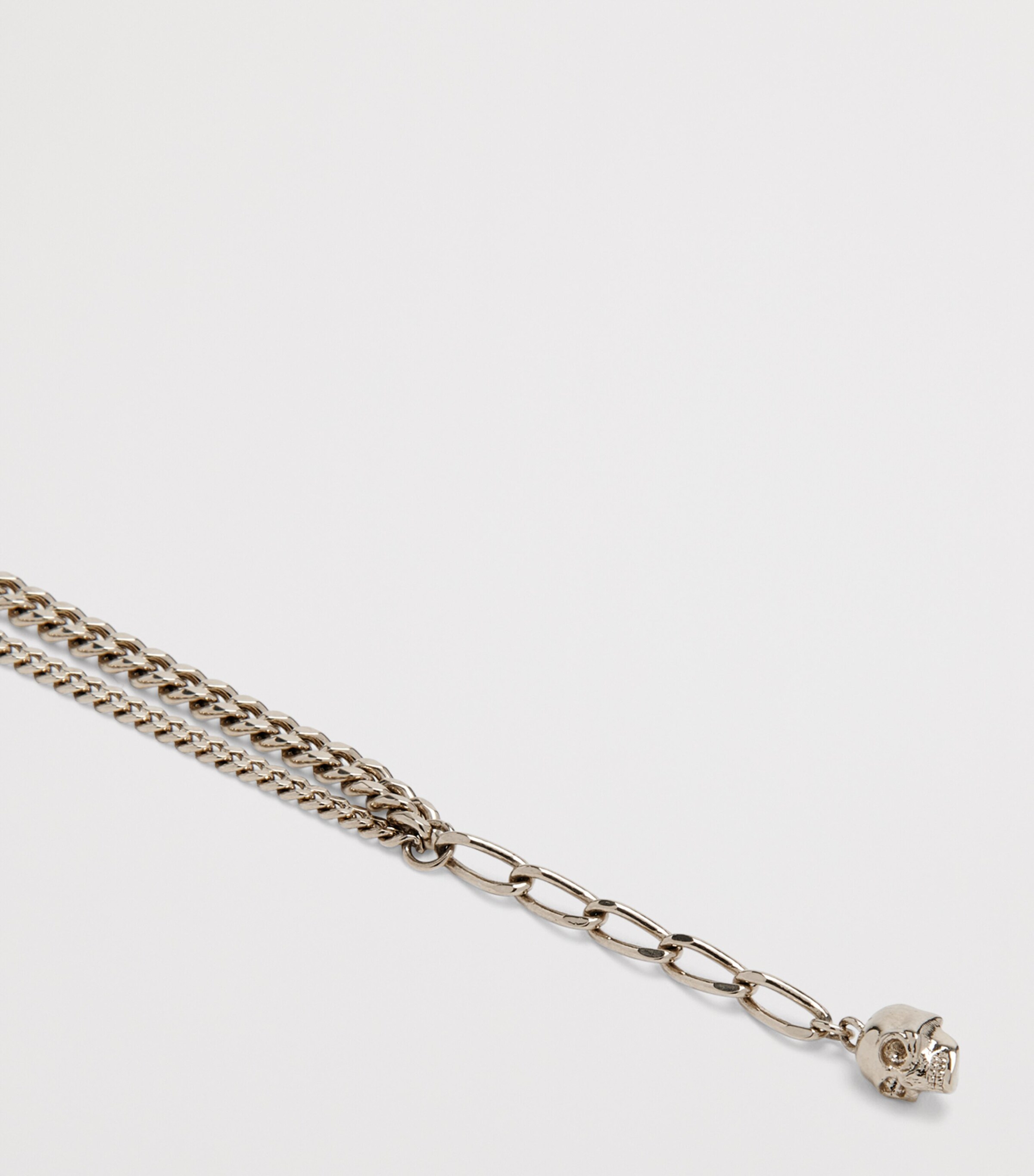 McQueen Crystal-Embellished Skull Necklace Image 3