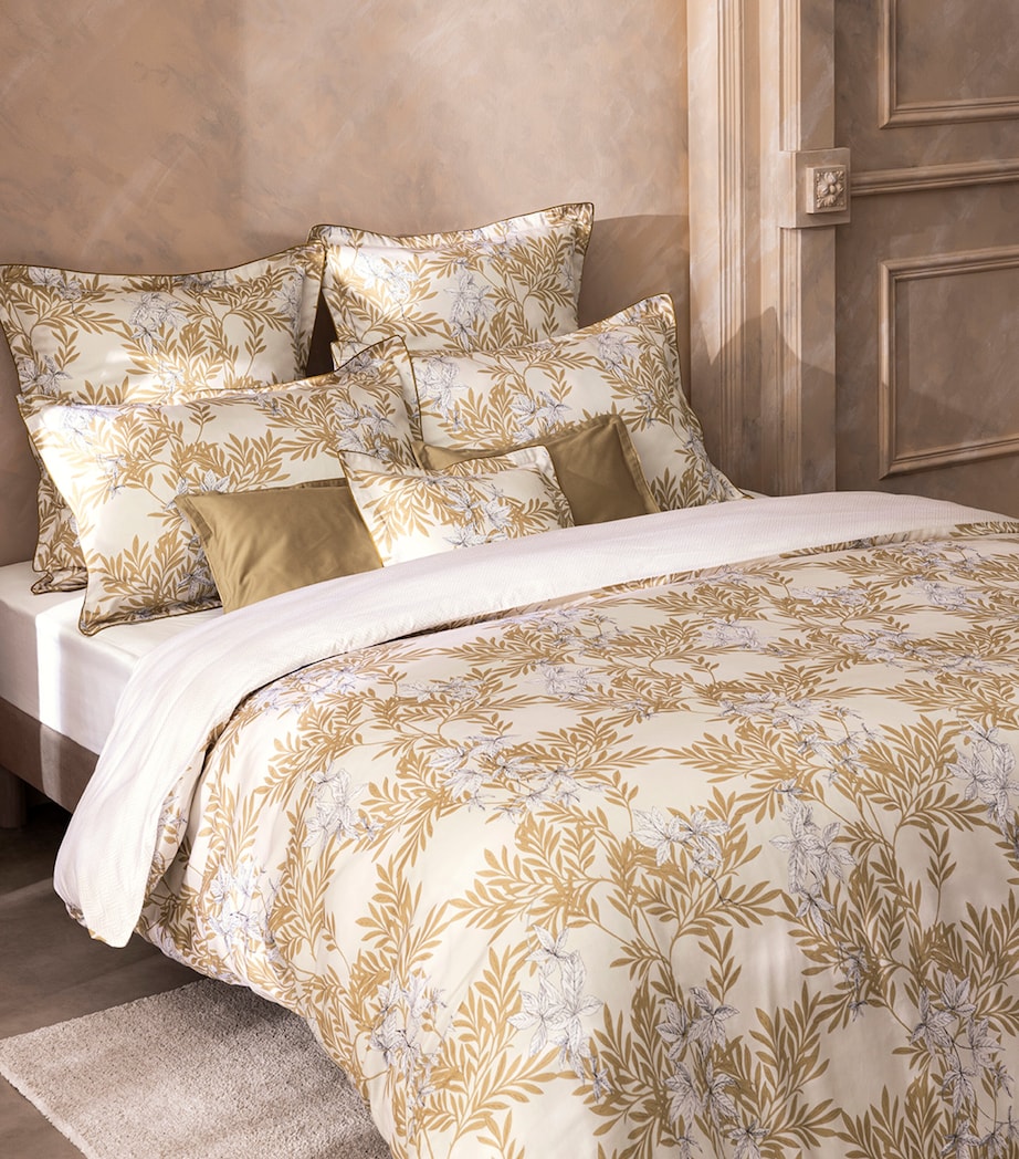 Alexandre Turpault Organic Cotton Promenade Super King Duvet Cover (260cm x 220cm) Medium Beige Image 3