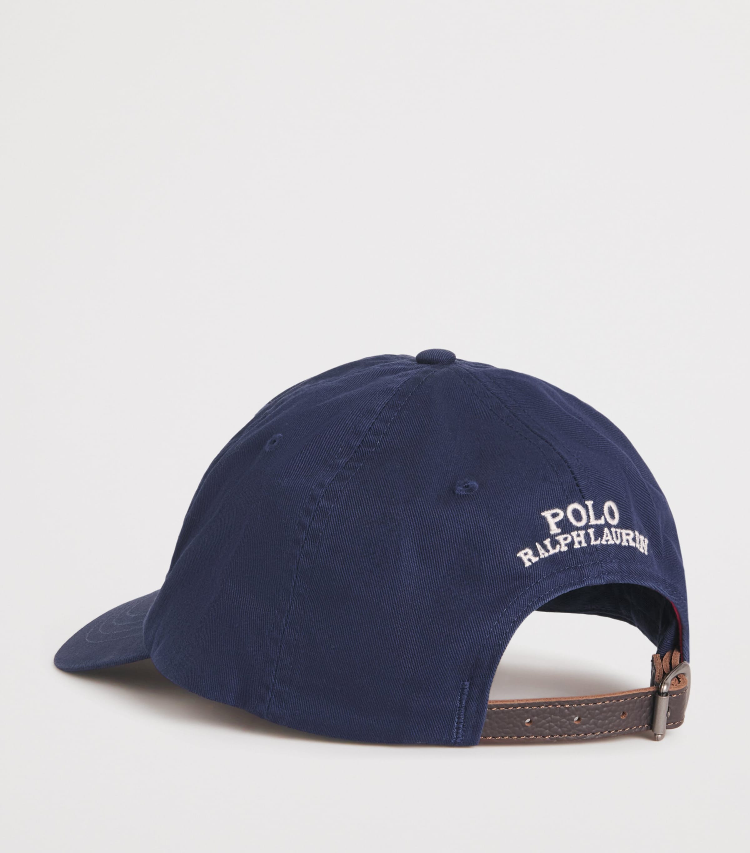 Cotton Polo Bear Baseball Cap NAVY Image 2