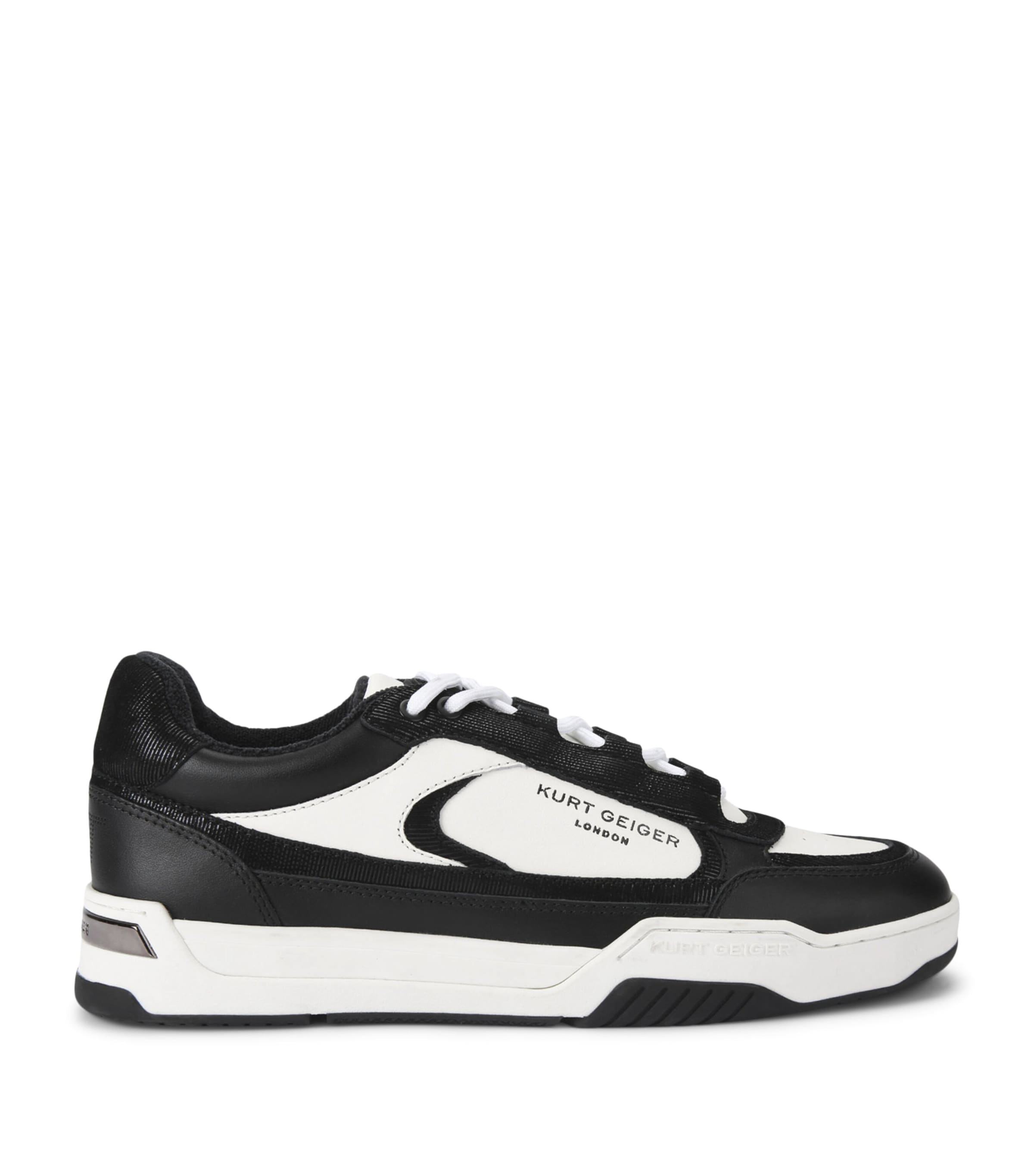 Kurt Geiger Leather Kingsland Sneakers In Black