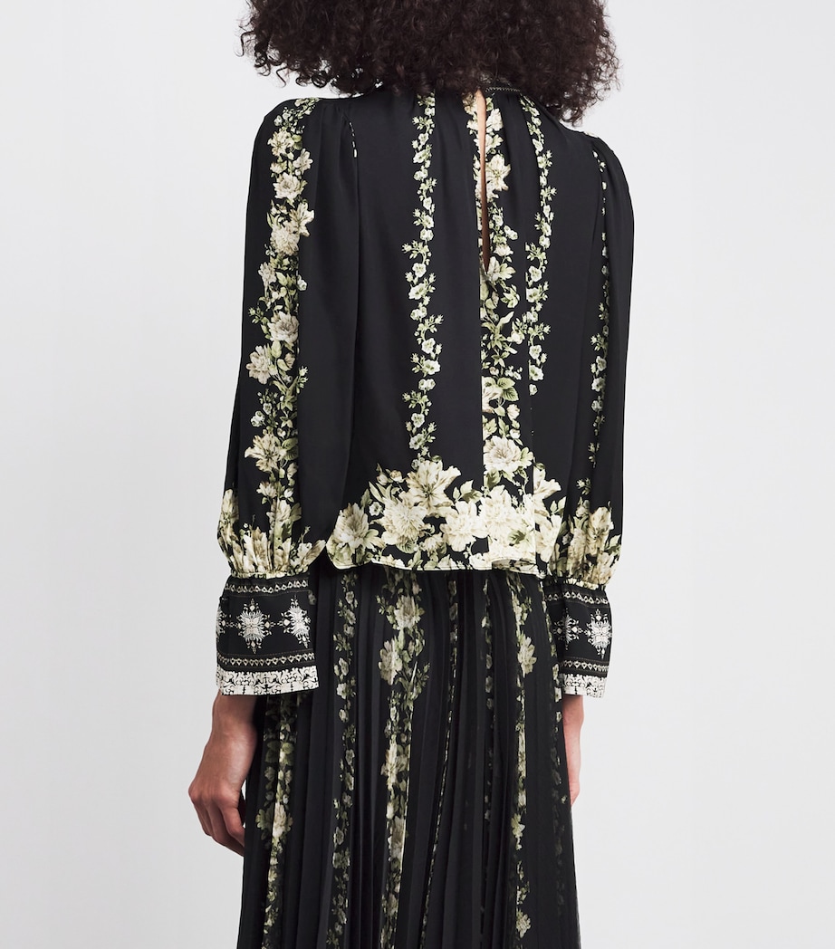 Floral Marion Blouse G078 FREE FALLING Image 4