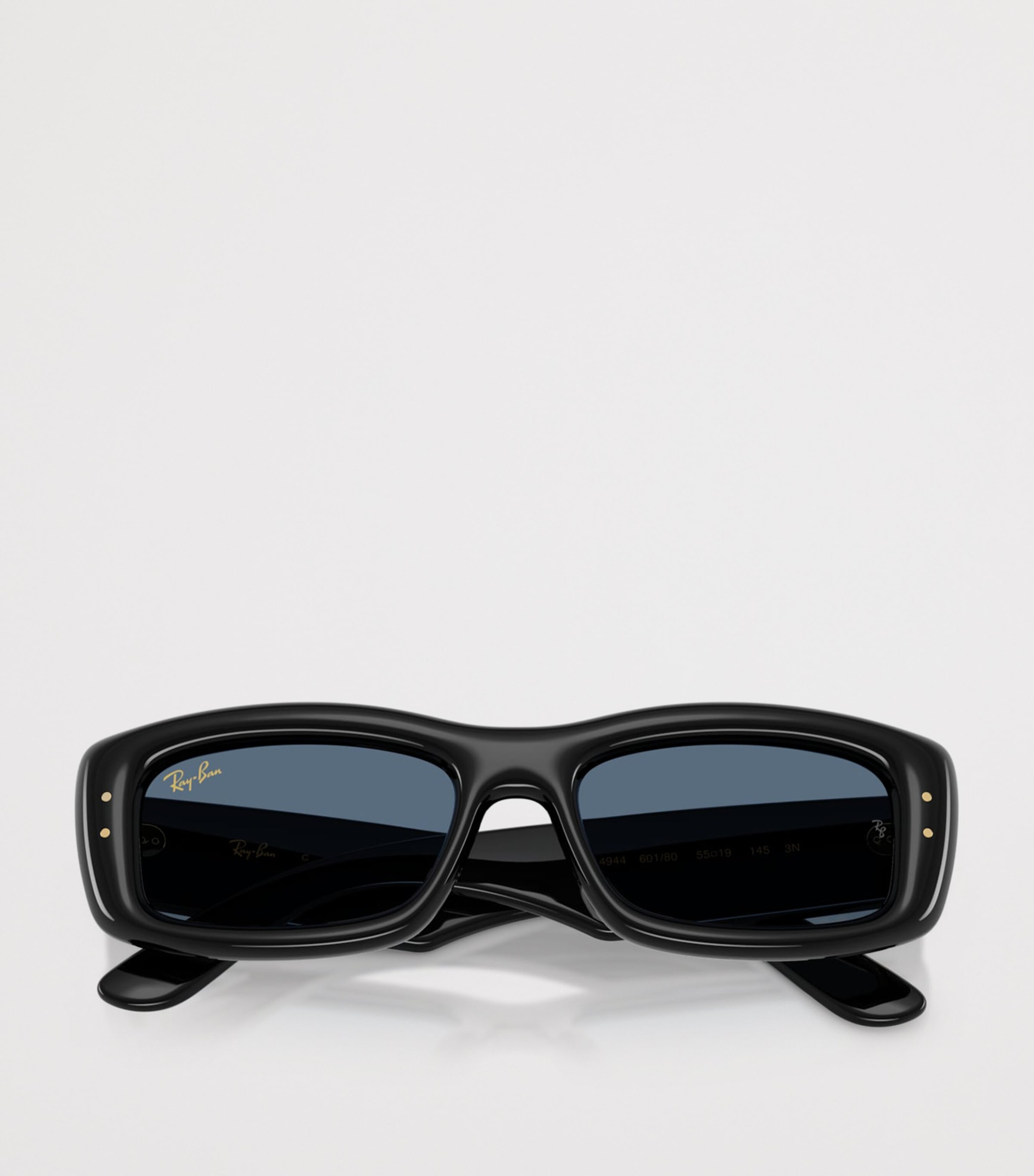 Ray-Ban Kiliane Puffer Rectangle Sunglasses Black Image 5