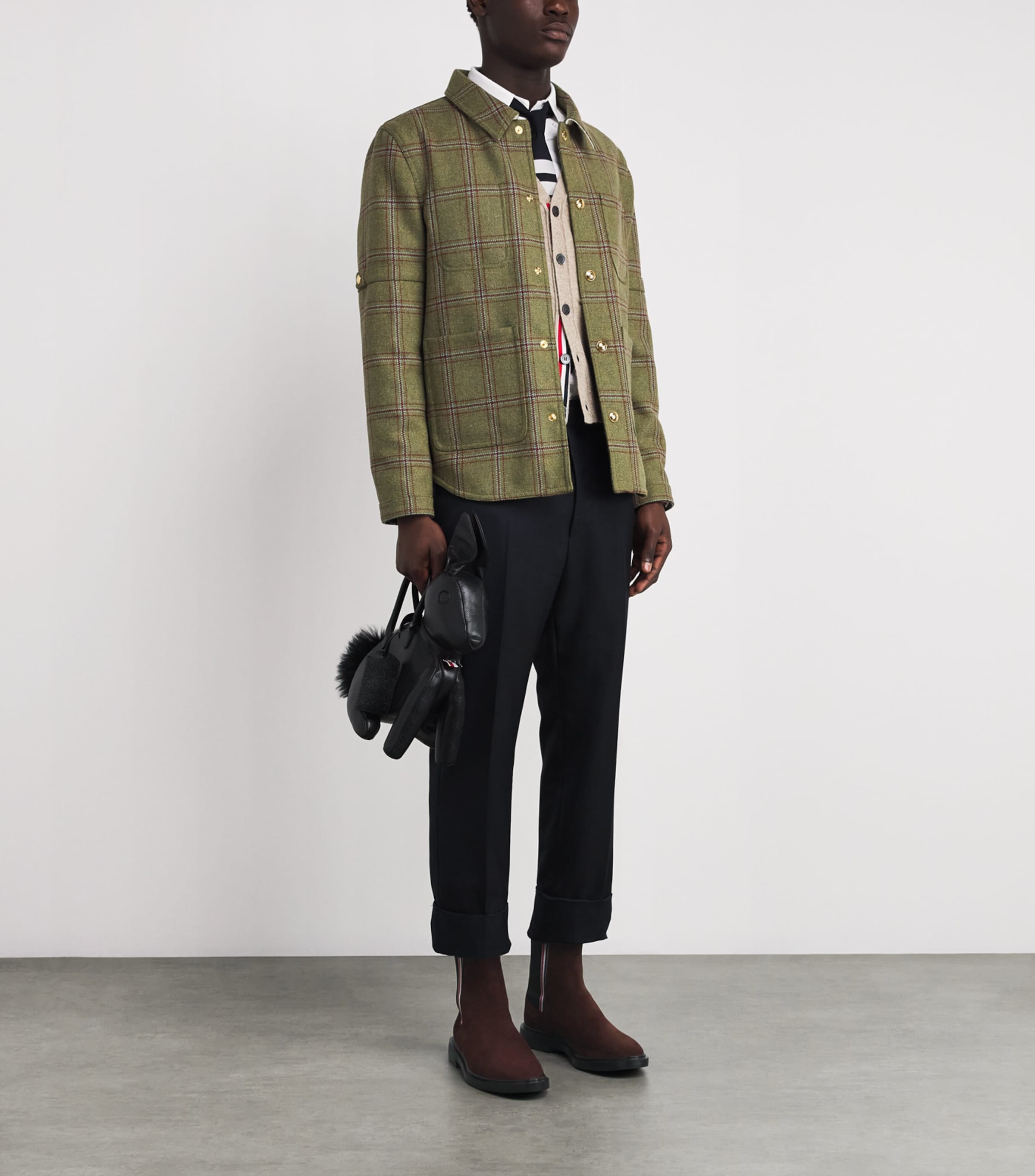 Suede Chelsea Boots BROWN Image 6