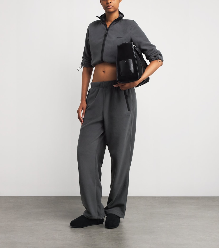 Fleece Straight Leg Sweatpants ASH Image 2