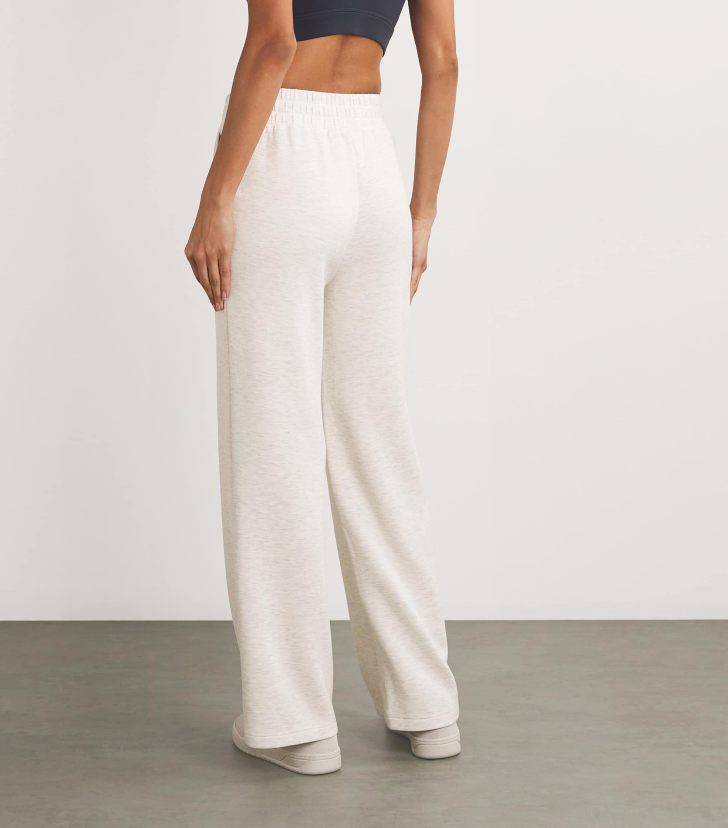 The Wide Leg Trousers IVORY MARL Image 4