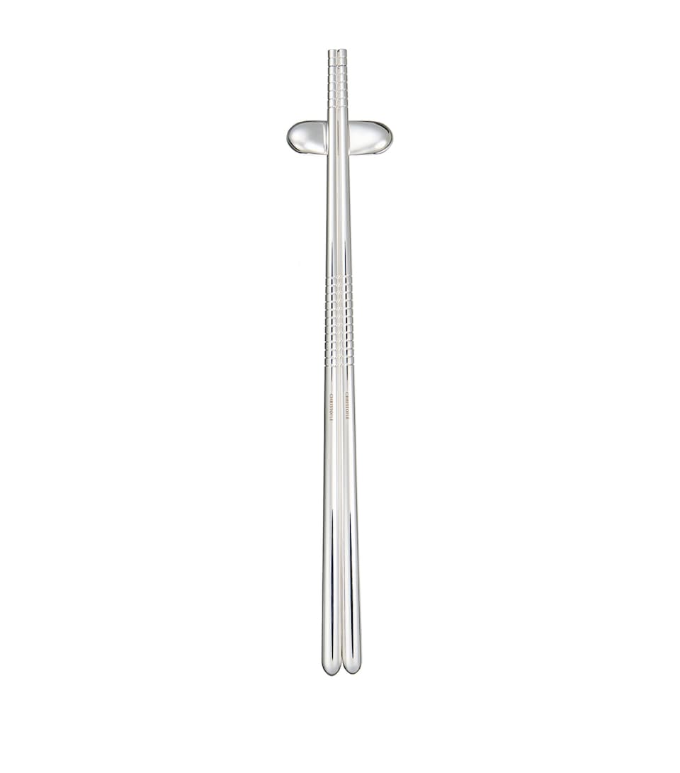 Christofle Silver-Plated Mood Chopsticks Silver