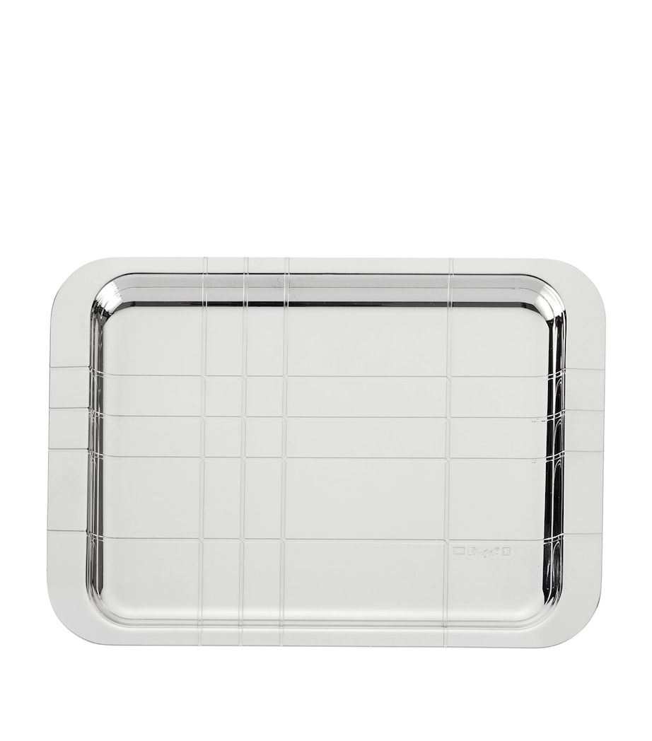 Silver-Plated Graphik Tray (22cm x 16cm) SILVER Image 1