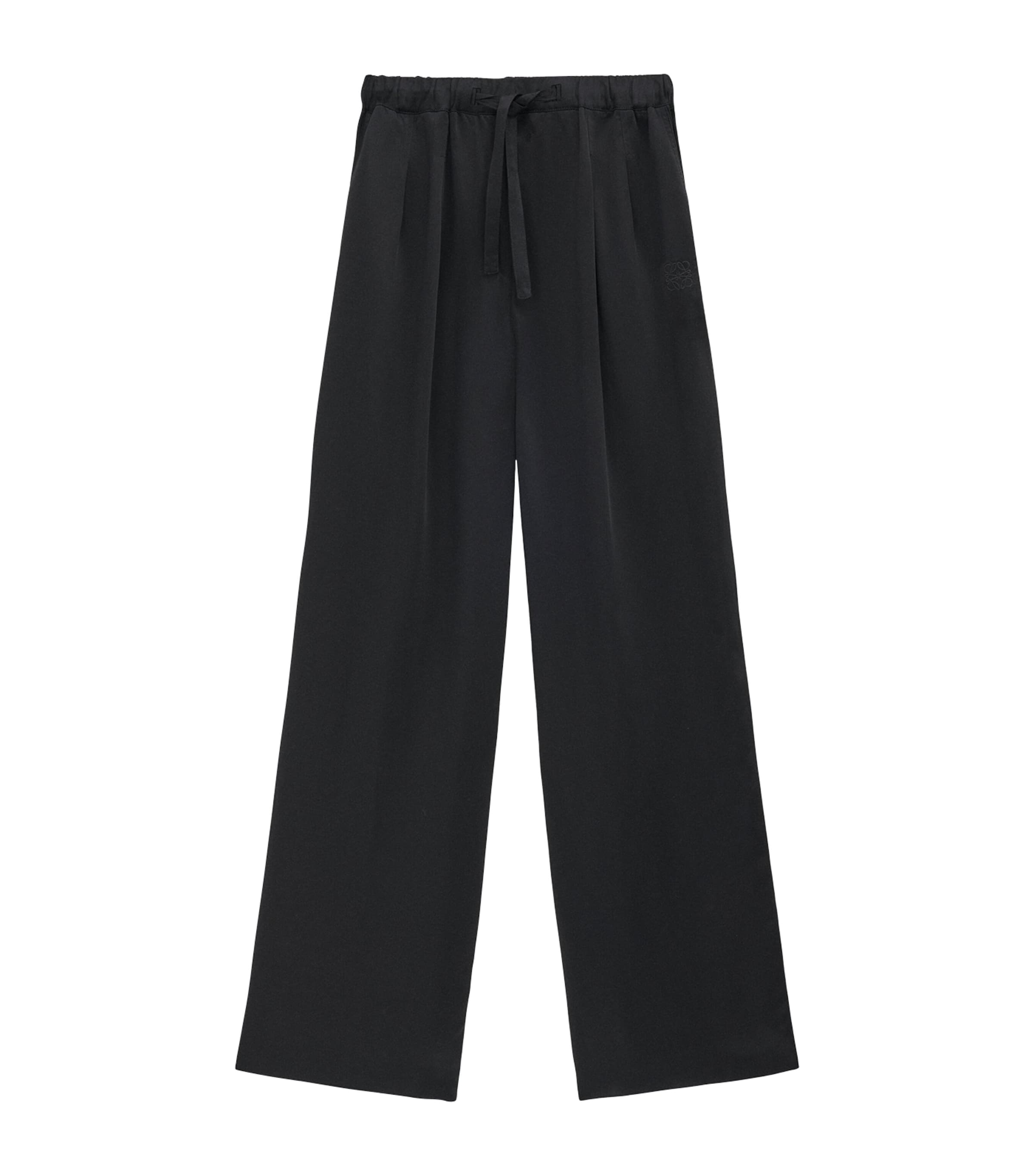 Loewe Anagram Pyjama Trousers In Black
