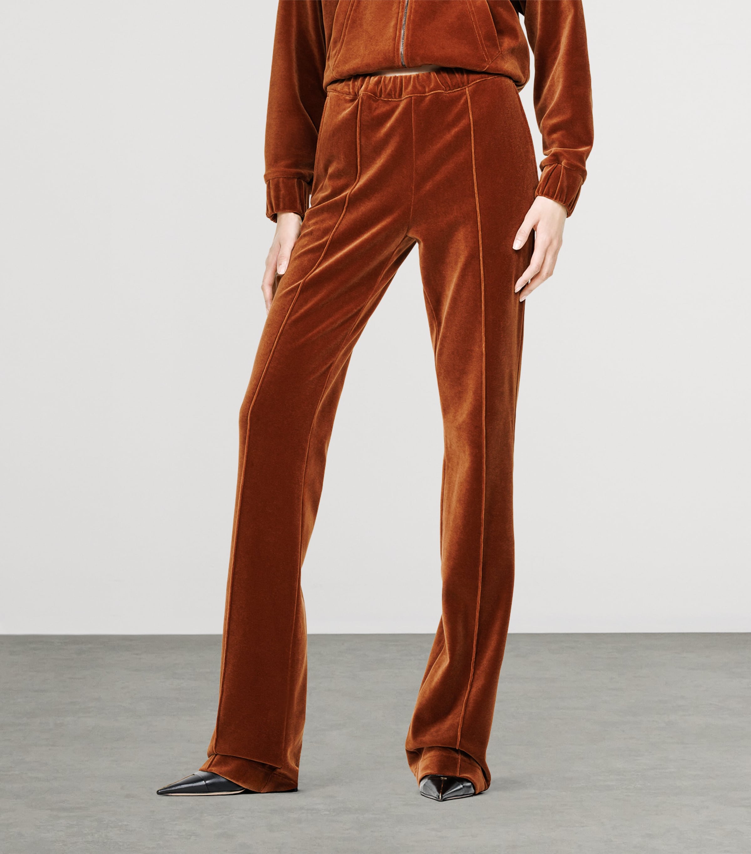 TOM FORD Womens Velour Sweatpants Eao Image 3