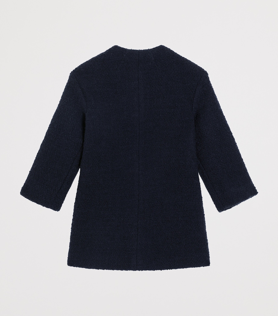 Virgin Wool-Blend Jacket (8-12 Years) B3895-NAVY BLUE Image 2