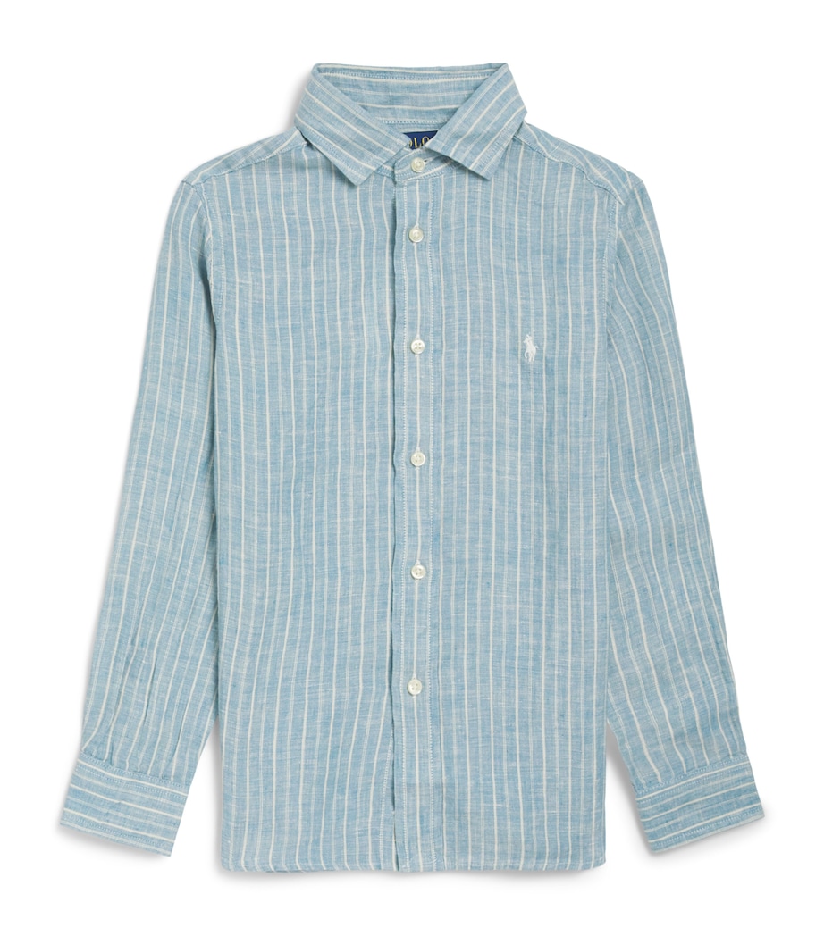Ralph Lauren Kids Linen Stripe Shirt (2-7 Years) Image 1
