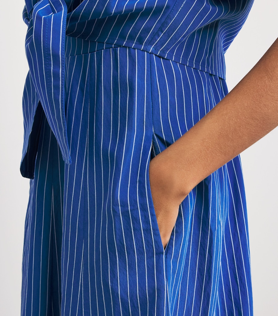 ME+EM Womens 2-In-1 Stripe Maxi Dress and Shirt Blue/white Image 5