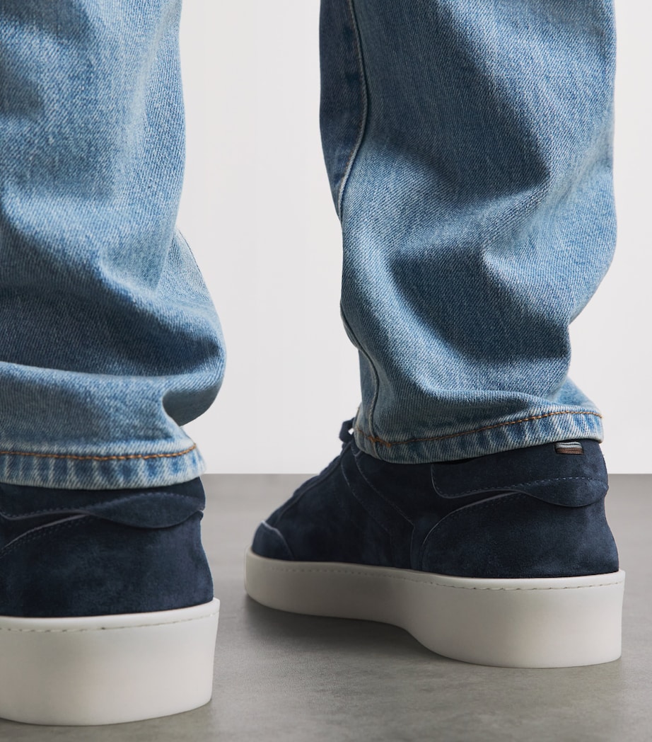 Canali Suede Nuvola Sneakers Image 4
