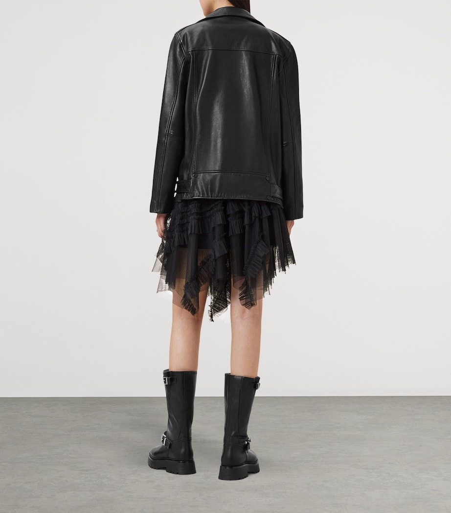 Tulle Jayde Midi Skirt BLACK Image 4