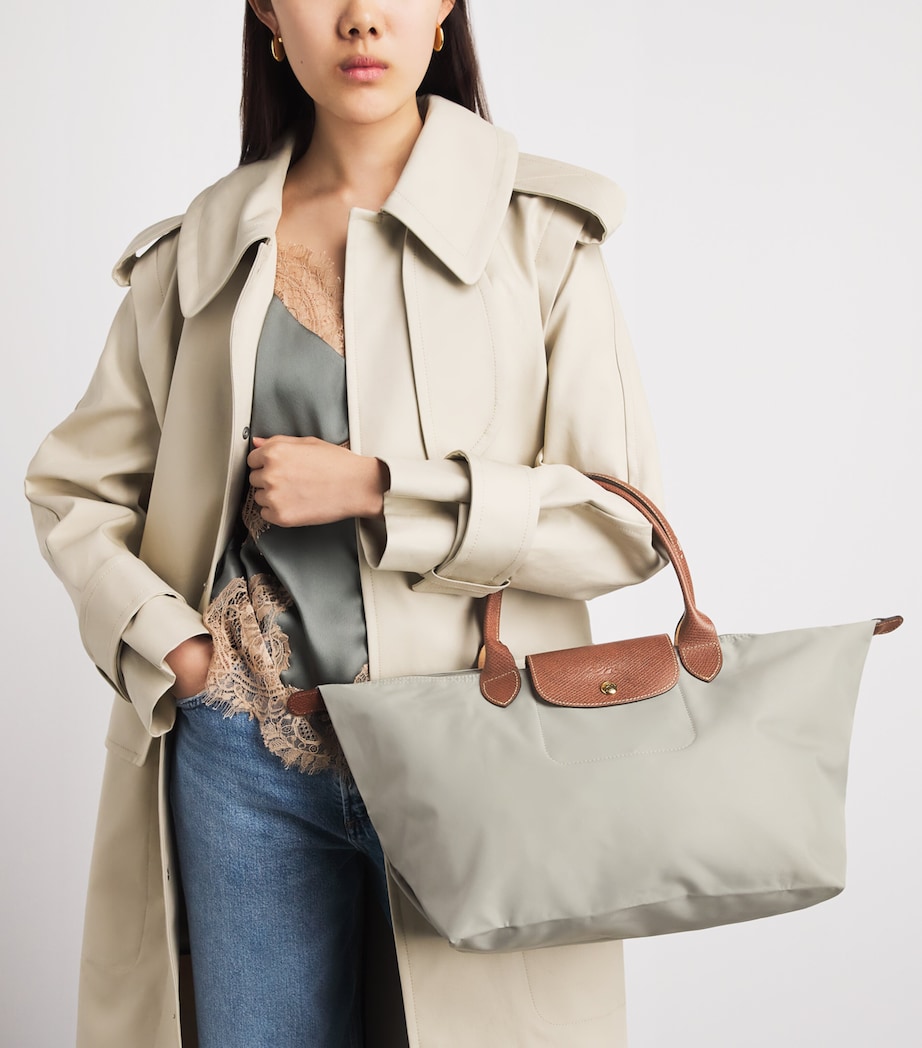 Longchamp Medium Le Pliage Original Handbag Galet Image 4