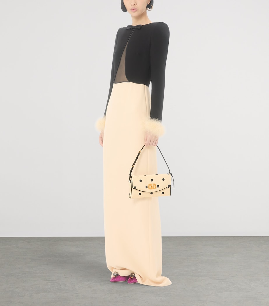 Small Polka-Dot DeVain Shoulder Bag QT3 Image 6