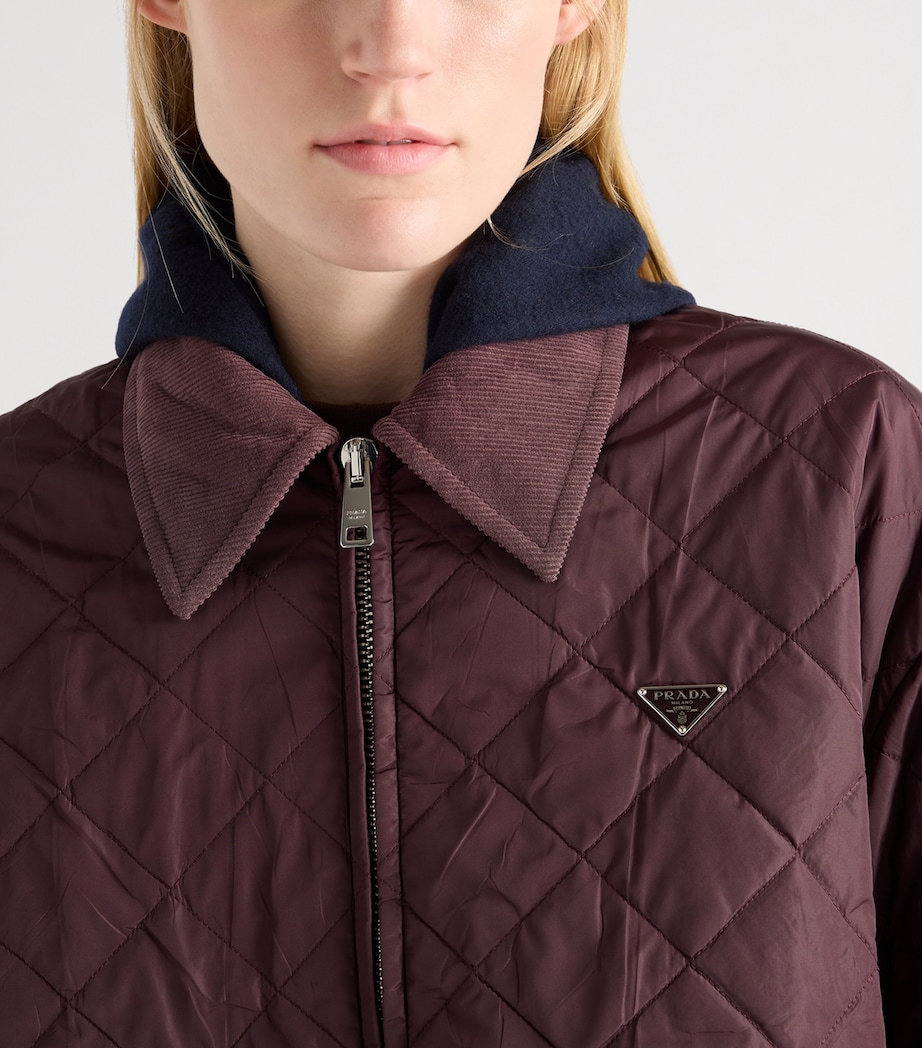 Re-Nylon Quilted Jacket F0403 Image 4