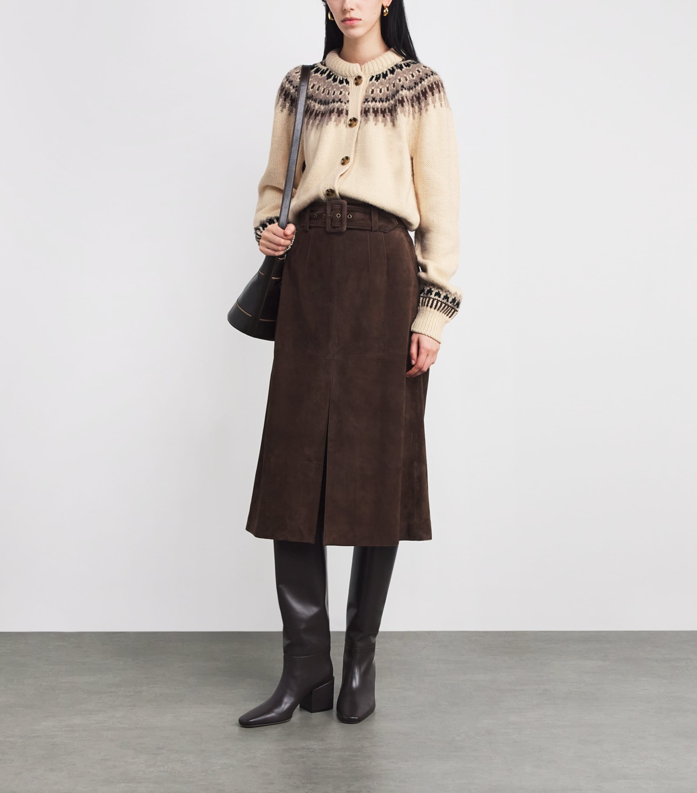 Wool-Blend Clarke Cardigan OTML OLYMPIA FR ISLE Image 2