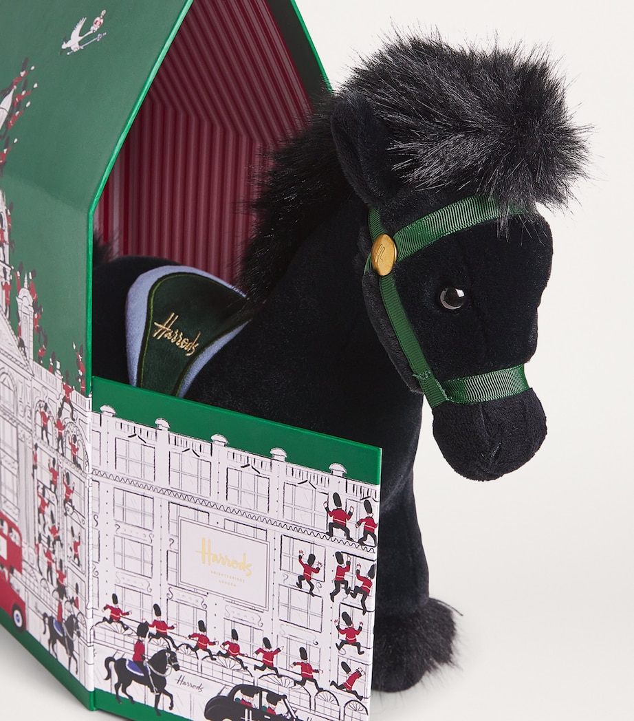 Horse Soft Toy (28cm) BLACK Image 3