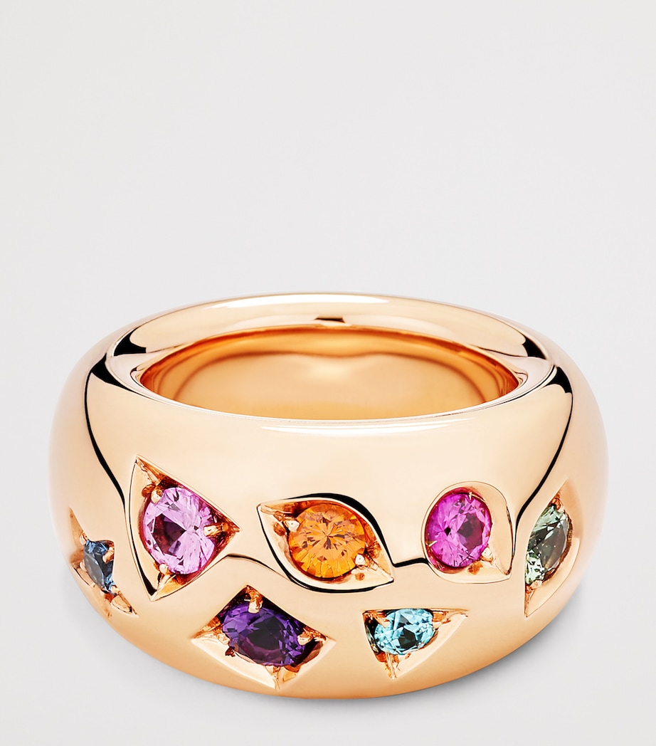 Rose Gold and Gemstone Iconica Ring 000VA Image 4