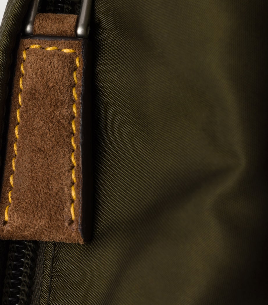 Re-Nylon and Suede Belt Bag F041O Image 6