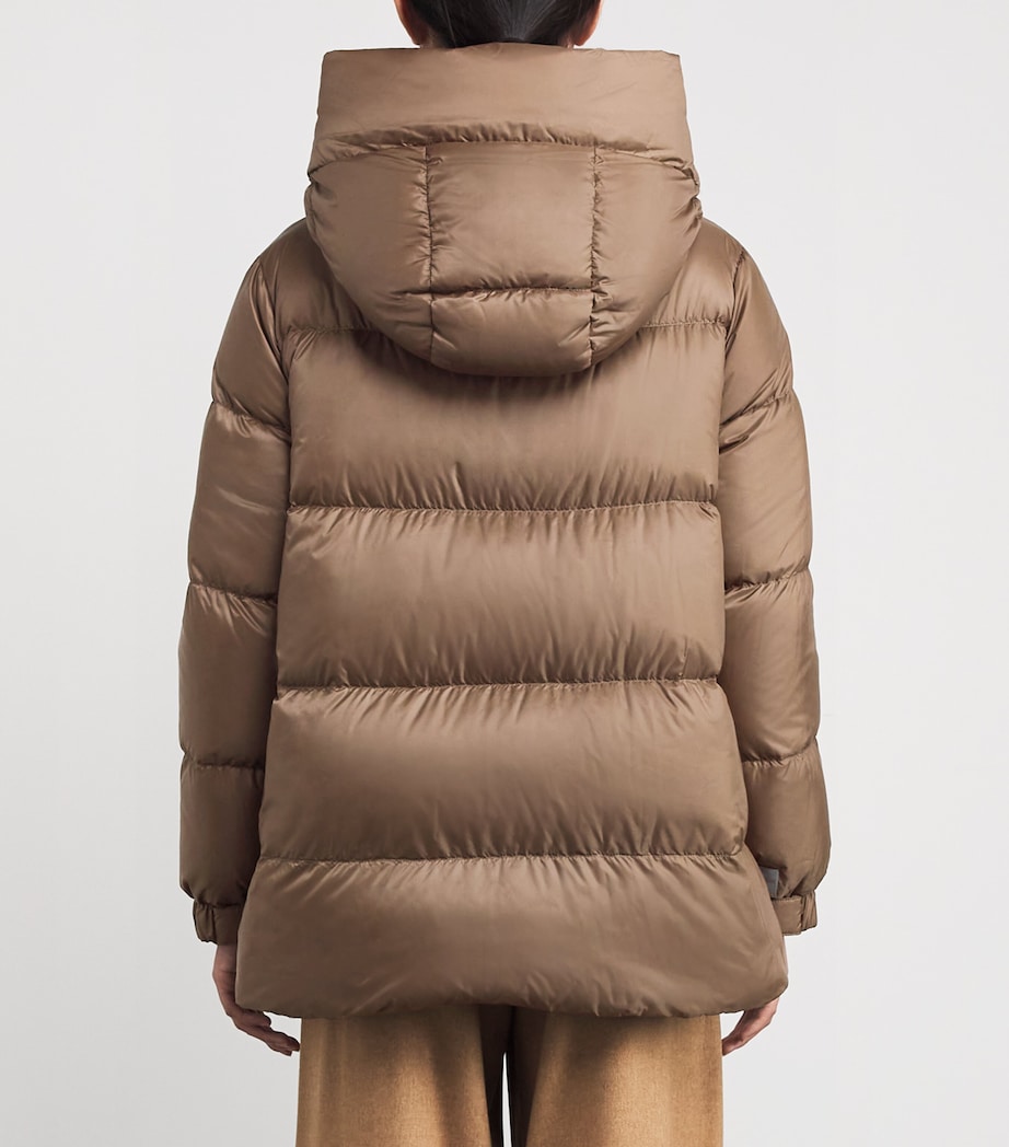 The Cube Quilted Jacket BROWN Image 4